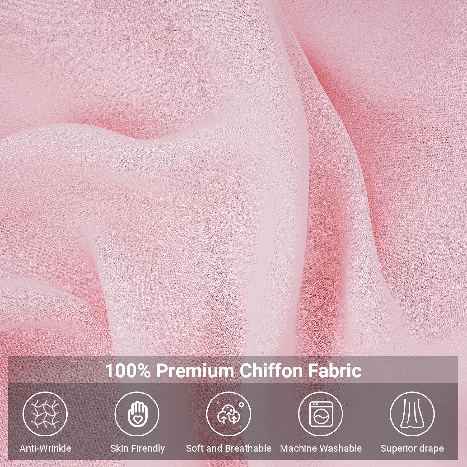 Dosel de Cama Redondo Algodón Rosa OldPAPA 240cm x 50cm