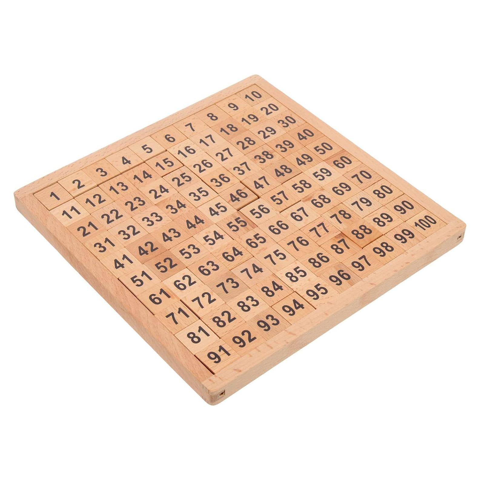 Tablero de Matemáticas de Madera Jojofuny 21x21 cm Educativo