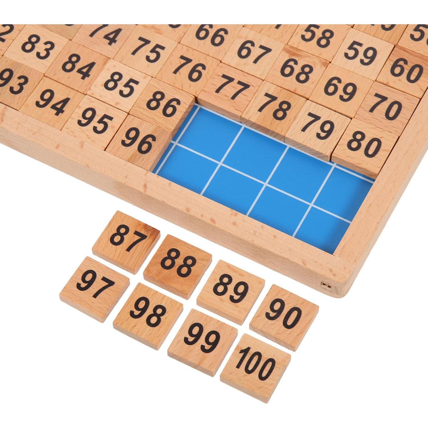 Tablero de Matemáticas de Madera Jojofuny 21x21 cm Educativo