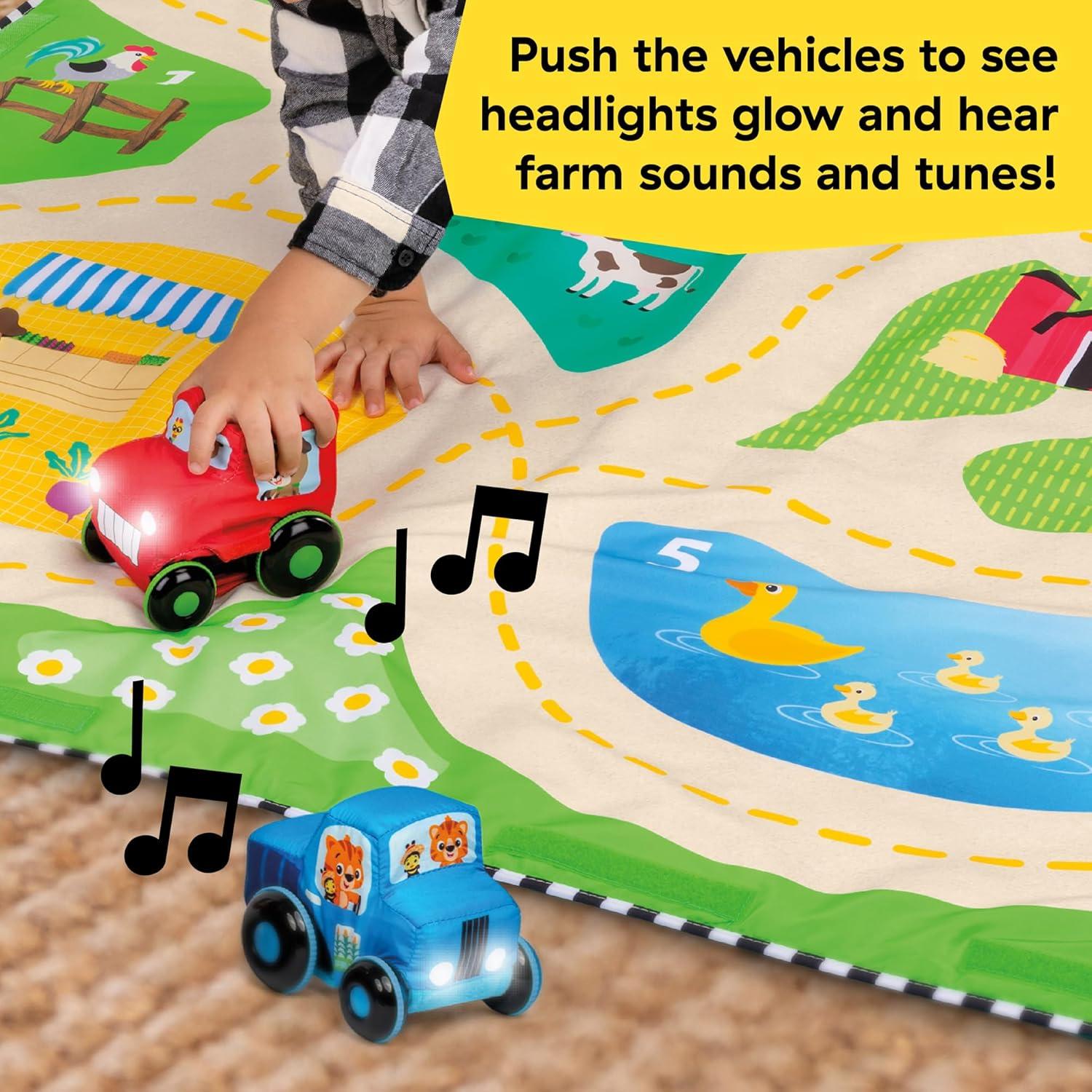 Gimnasio de Juego Baby Einstein Busy Barnyard Crece Conmigo - Alfombra Extra Grande 91.4x121.9cm