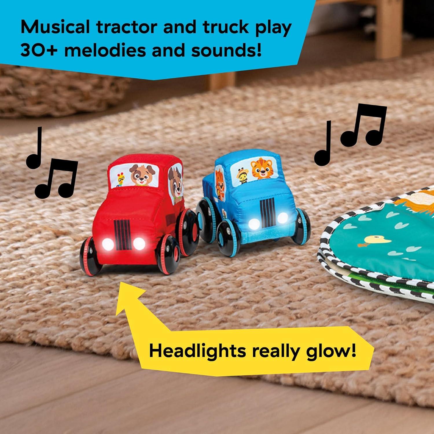 Gimnasio de Juego Baby Einstein Busy Barnyard Crece Conmigo - Alfombra Extra Grande 91.4x121.9cm