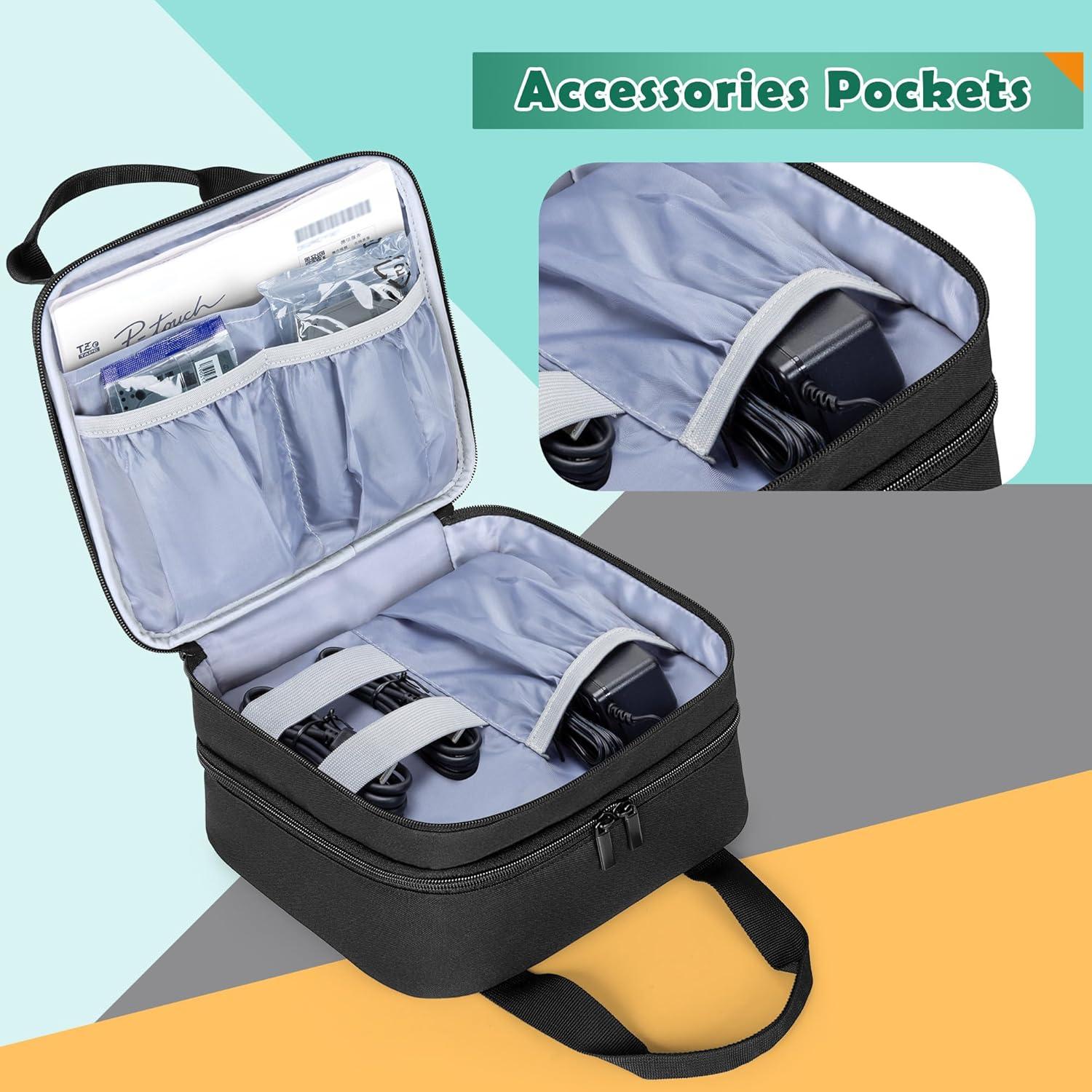 Funda para Máquina de Etiquetas LUXJA Compatible Brother P-Touch