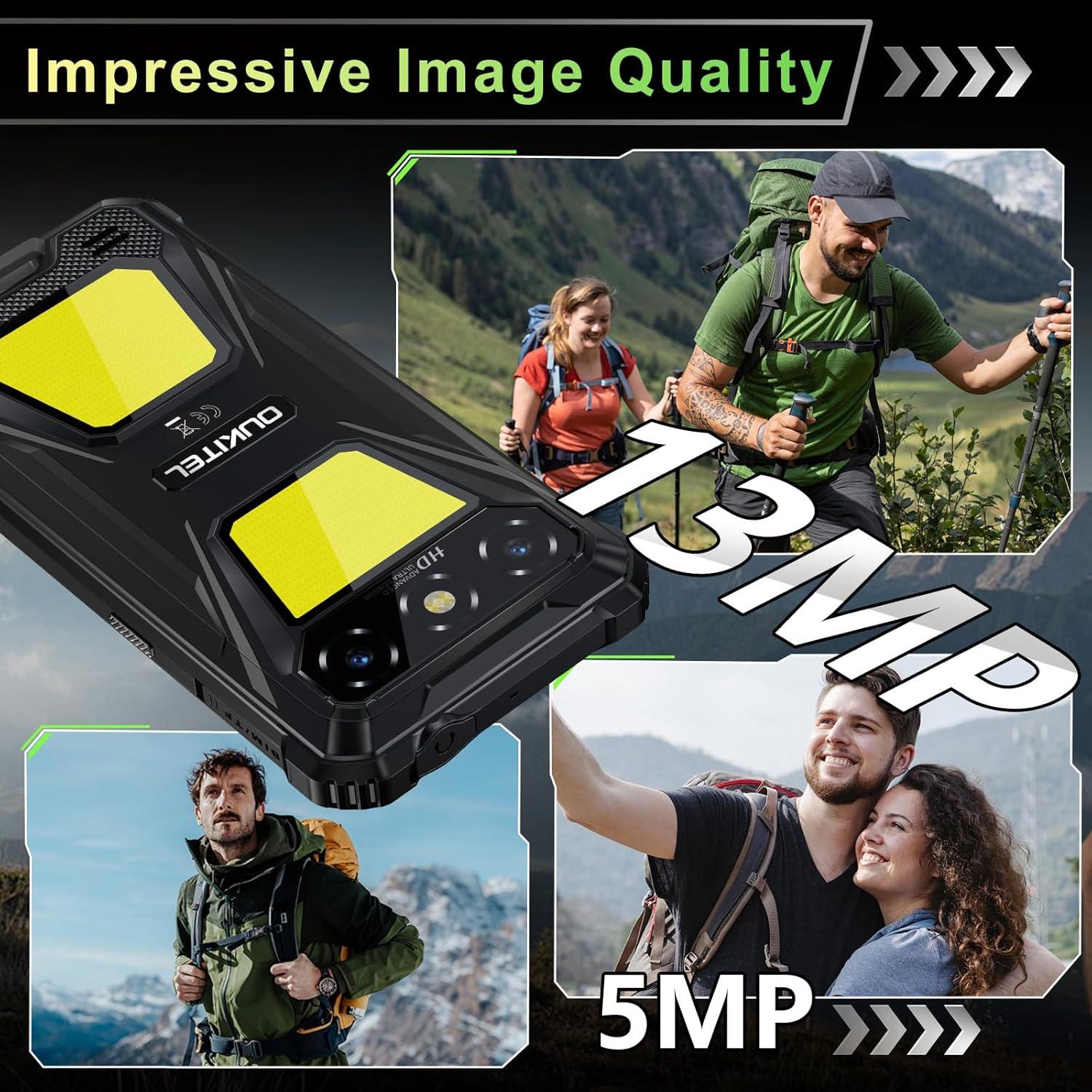 OUKITEL G5 Teléfono Resistente 16GB RAM 128GB Negro