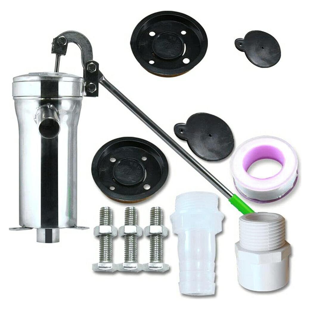 Bomba de Agua Manual Kunghei de Acero Inoxidable 8m