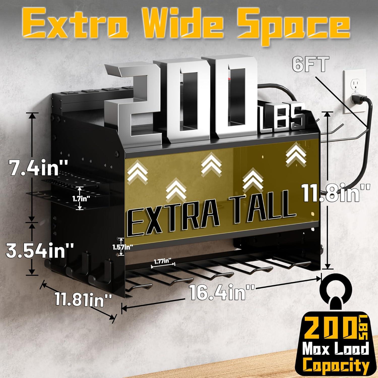 Organizador de Herramientas de Pared CFMASTER 3 Capas Negro