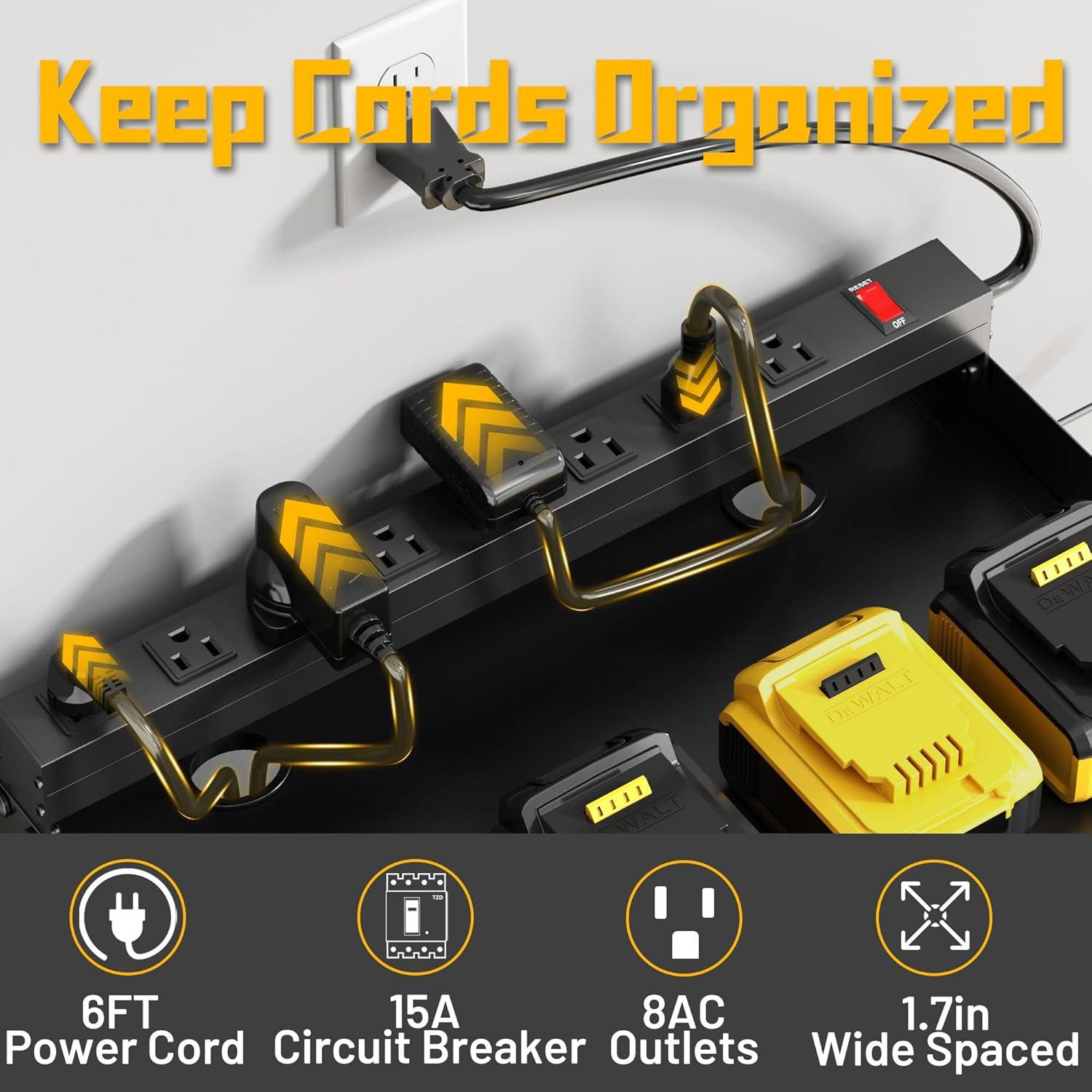 Organizador de Herramientas de Pared CFMASTER 3 Capas Negro