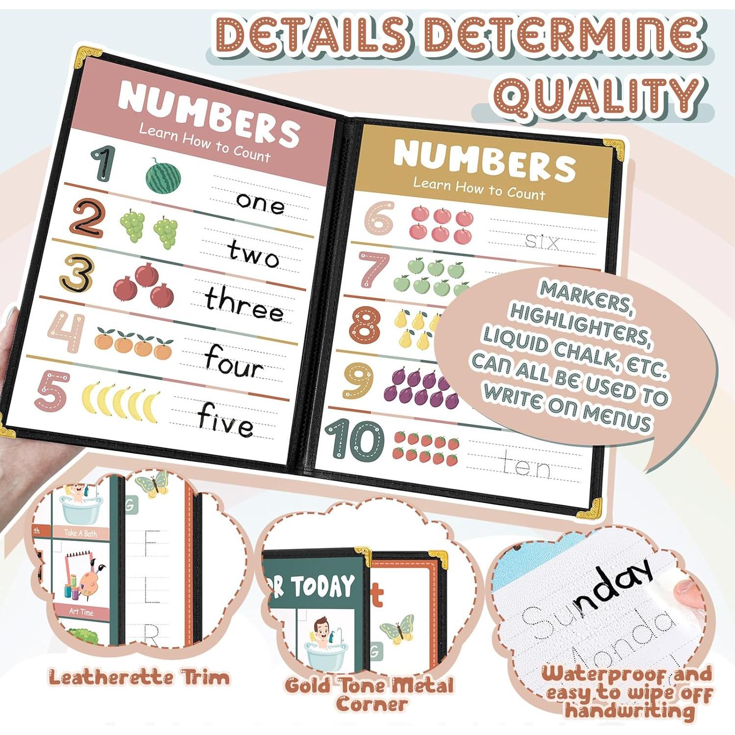 Kit de Menú de Mañana Fuyoooo para Preescolar - 16 Pósters Educativos