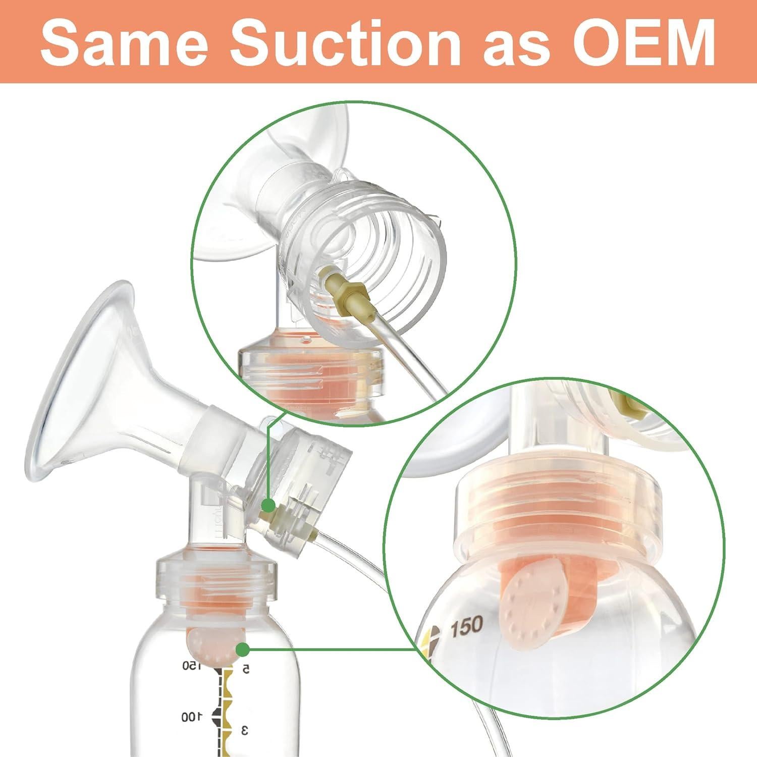 Kit Extractor de Leche Maymom 17mm Compatible Medela