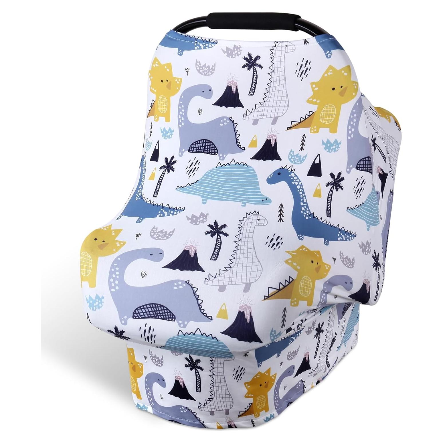 Funda de Asiento de Coche Rquite Todo-en-Uno Unisex Dinosaurio Azul