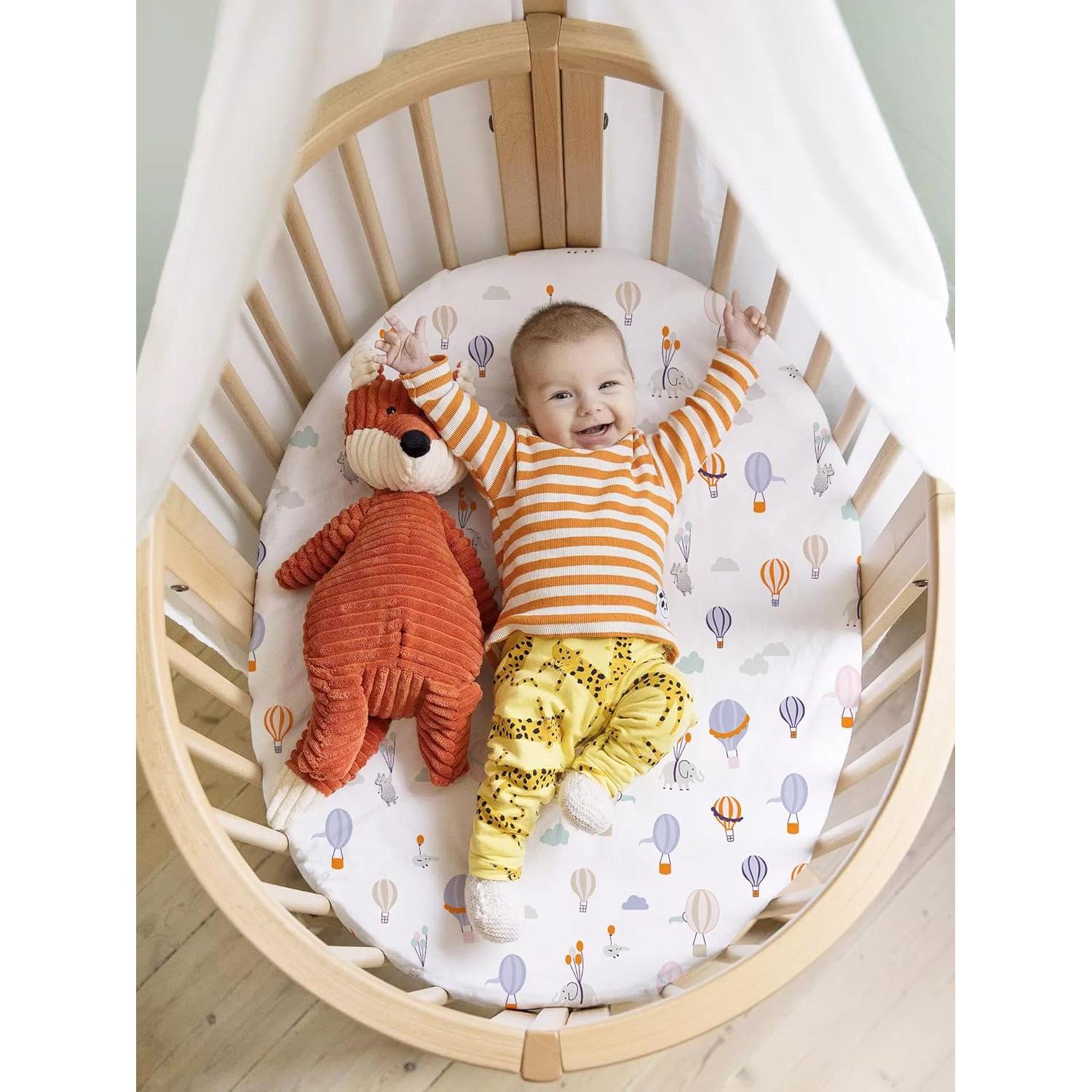 Sábanas de Cuna TotAha Jersey UltraSuave 81x41 cm - 2 Piezas