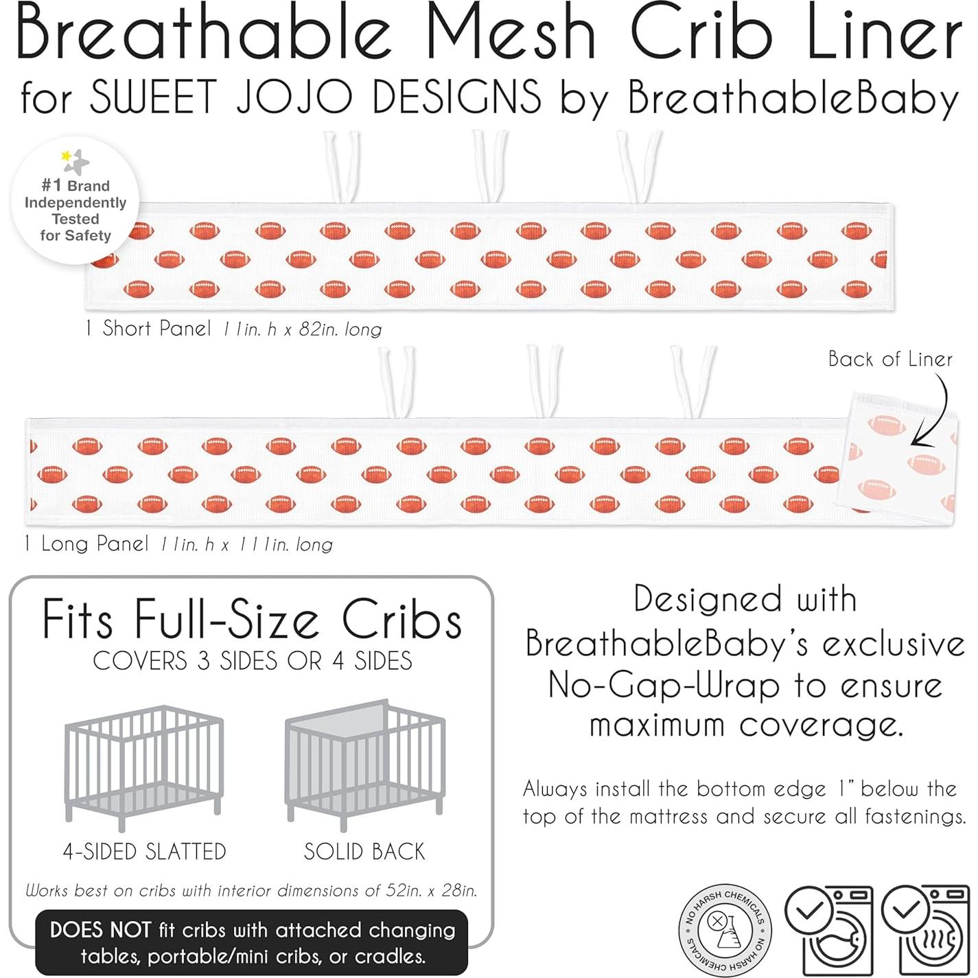 Almohadilla de Malla para Cuna Sweet Jojo Designs 282x28 cm