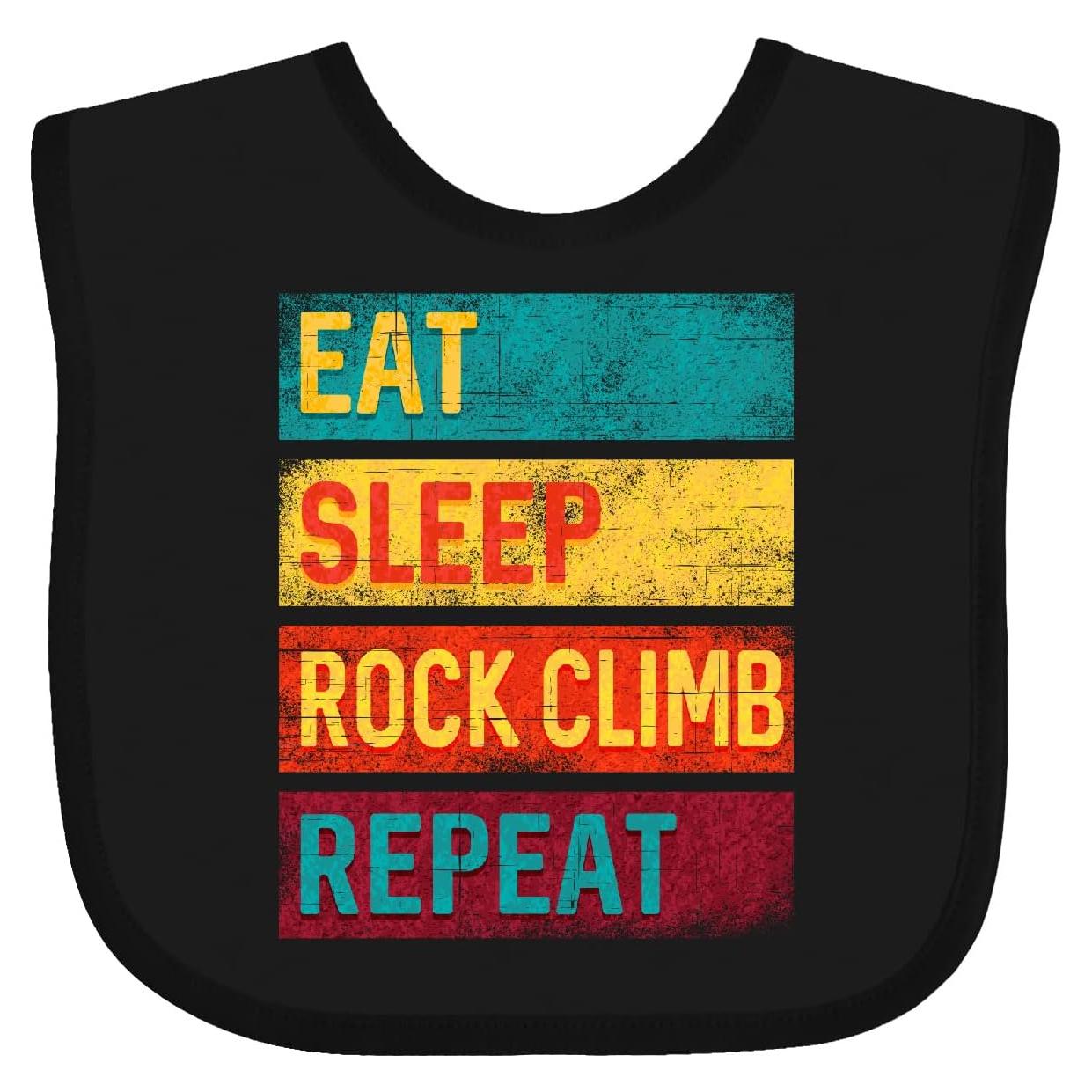 Babero de Escalada en Roca Inktastic - Algodón Negro