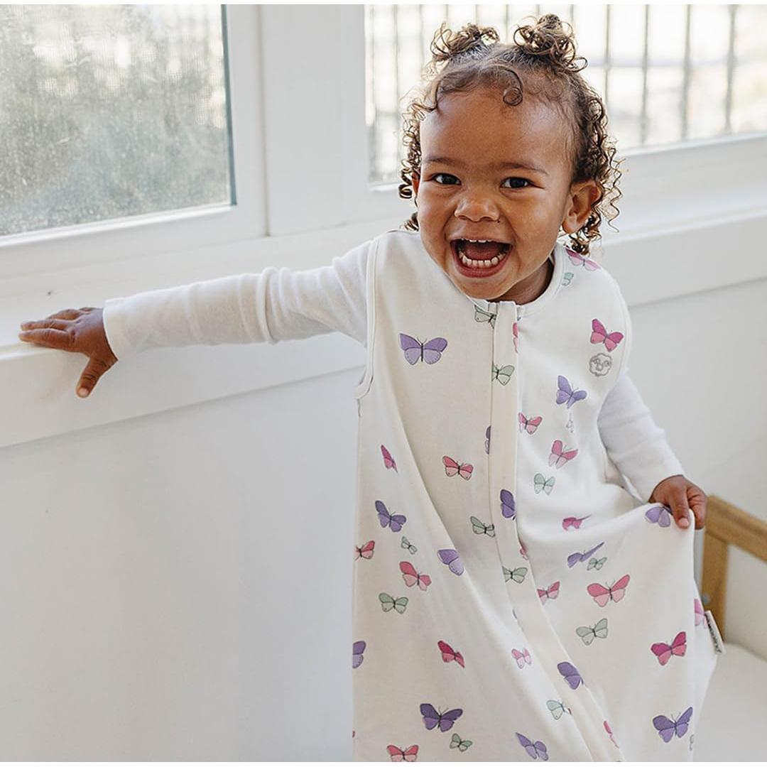 Saco de Sueño para Bebés Woolino 4 Estaciones 6-18m Mariposa