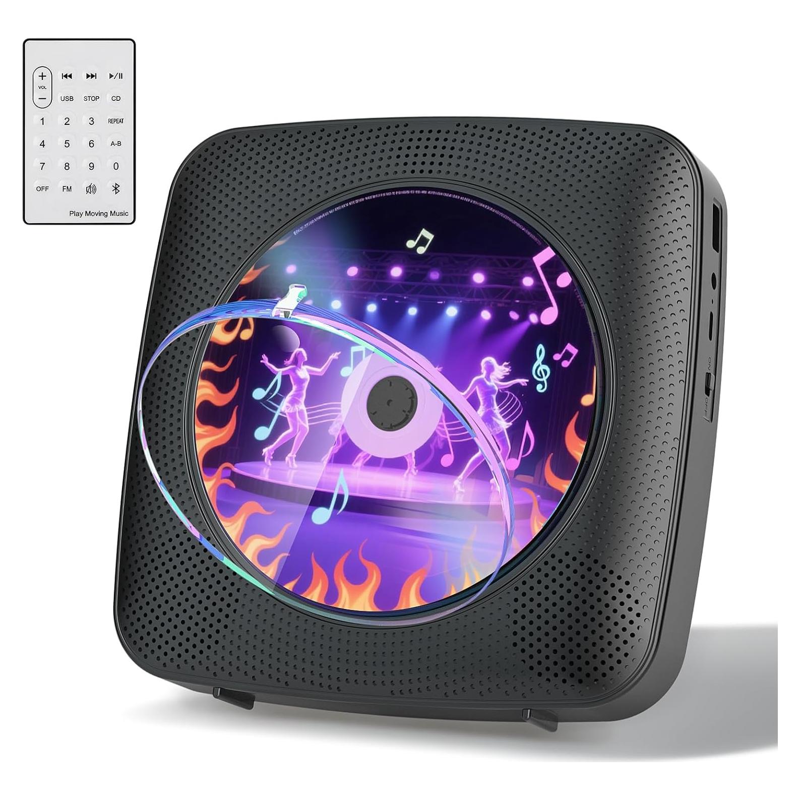 Reproductor de CD Portátil Gueray Y-01 Bluetooth 5.0 1800mAh