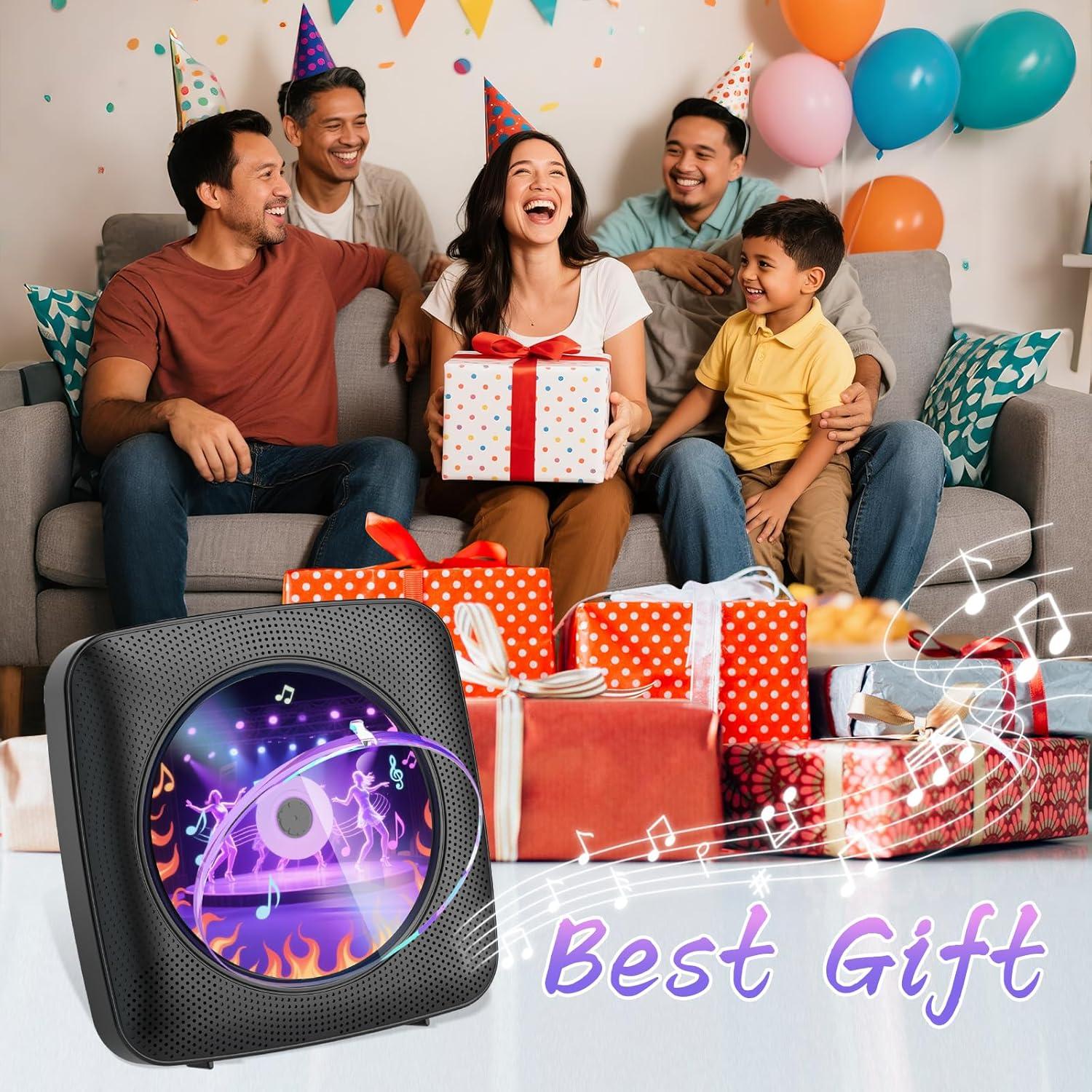 Reproductor de CD Portátil Gueray Y-01 Bluetooth 5.0 1800mAh