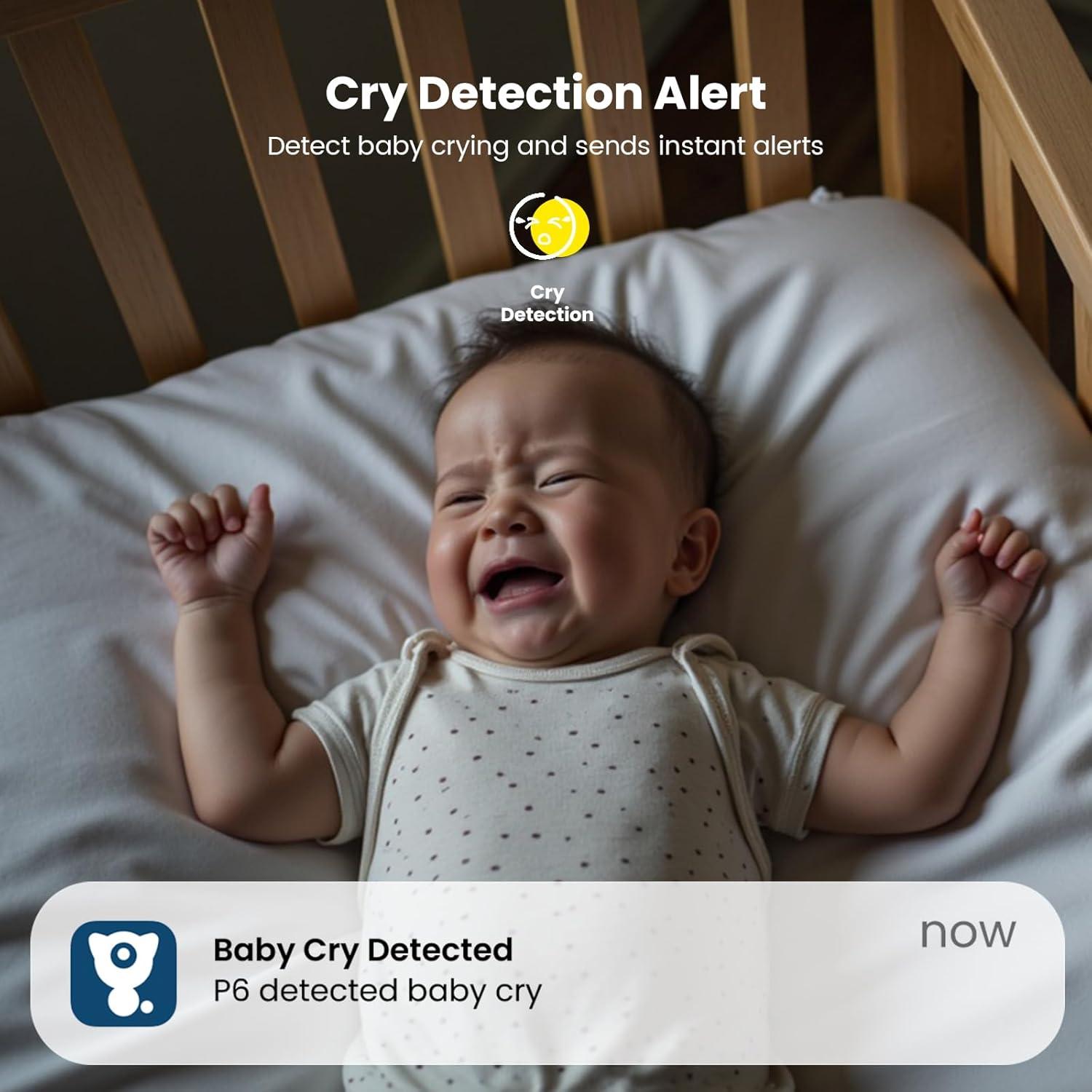 Cámara de Seguridad Interior Litokam 2K 4MP con Audio y Detección