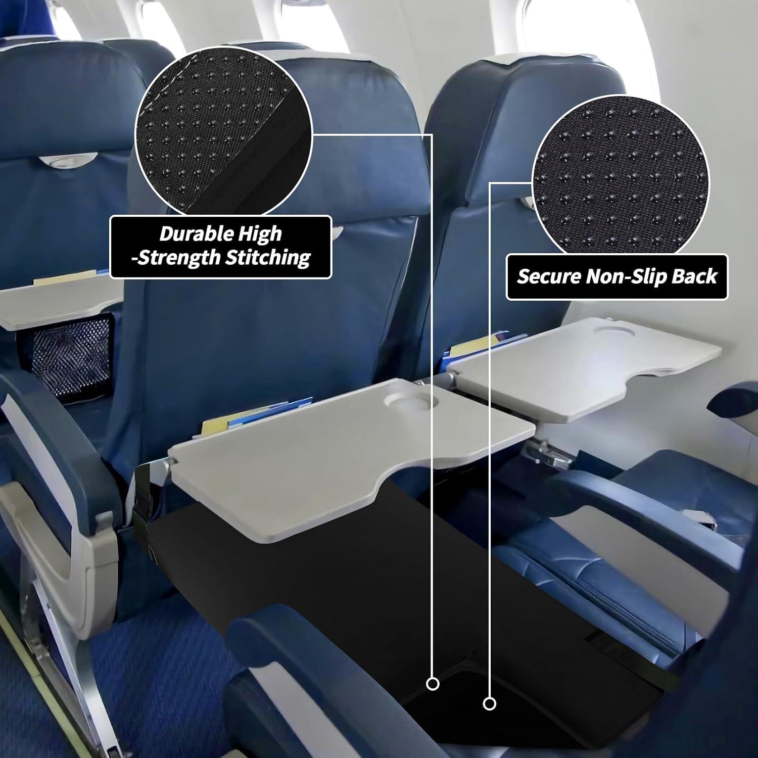 Cama de avión portátil AWAHITAWA para niños pequeños - Negro