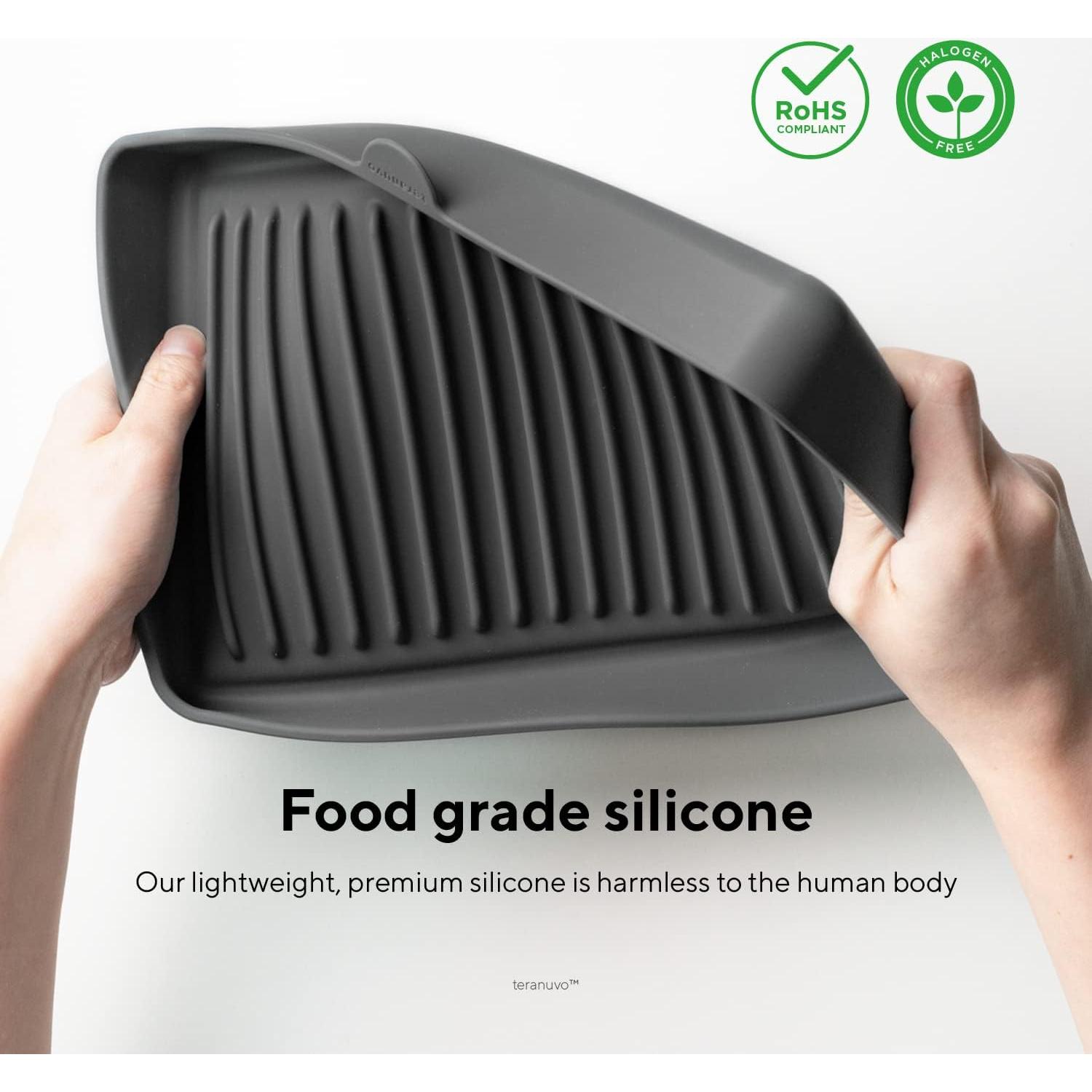 Bandeja de silicona Teranuvo para BALMUDA The Toaster Gris