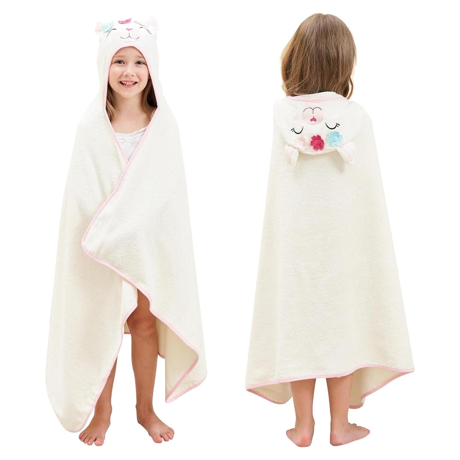 Toalla de baño con capucha SO OQ Style Quarters Alpaca 127x76cm