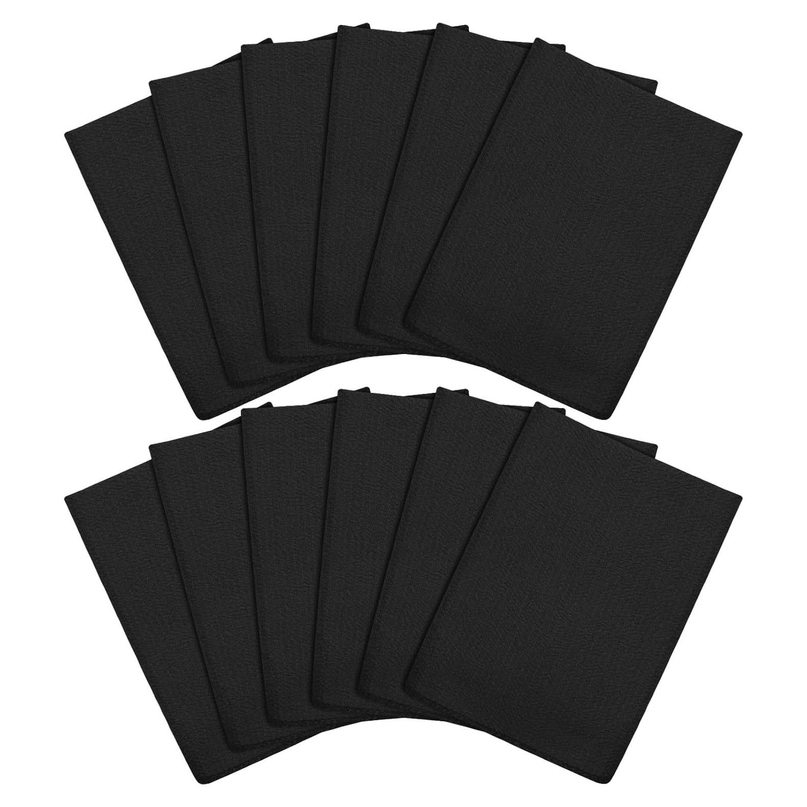 Toalla Exfoliante Coreana Tatuo 12 Piezas Grande Negra