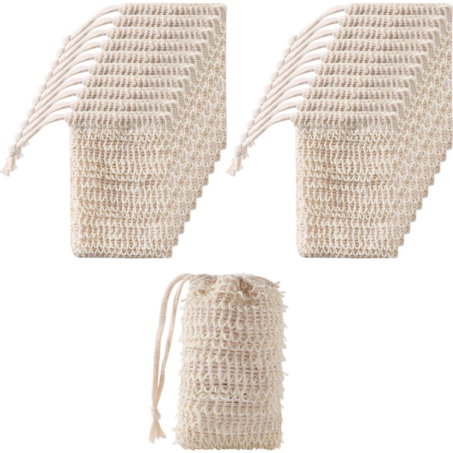 Paquete de 40 bolsas de jabón exfoliante Trounistro 14x9.5cm