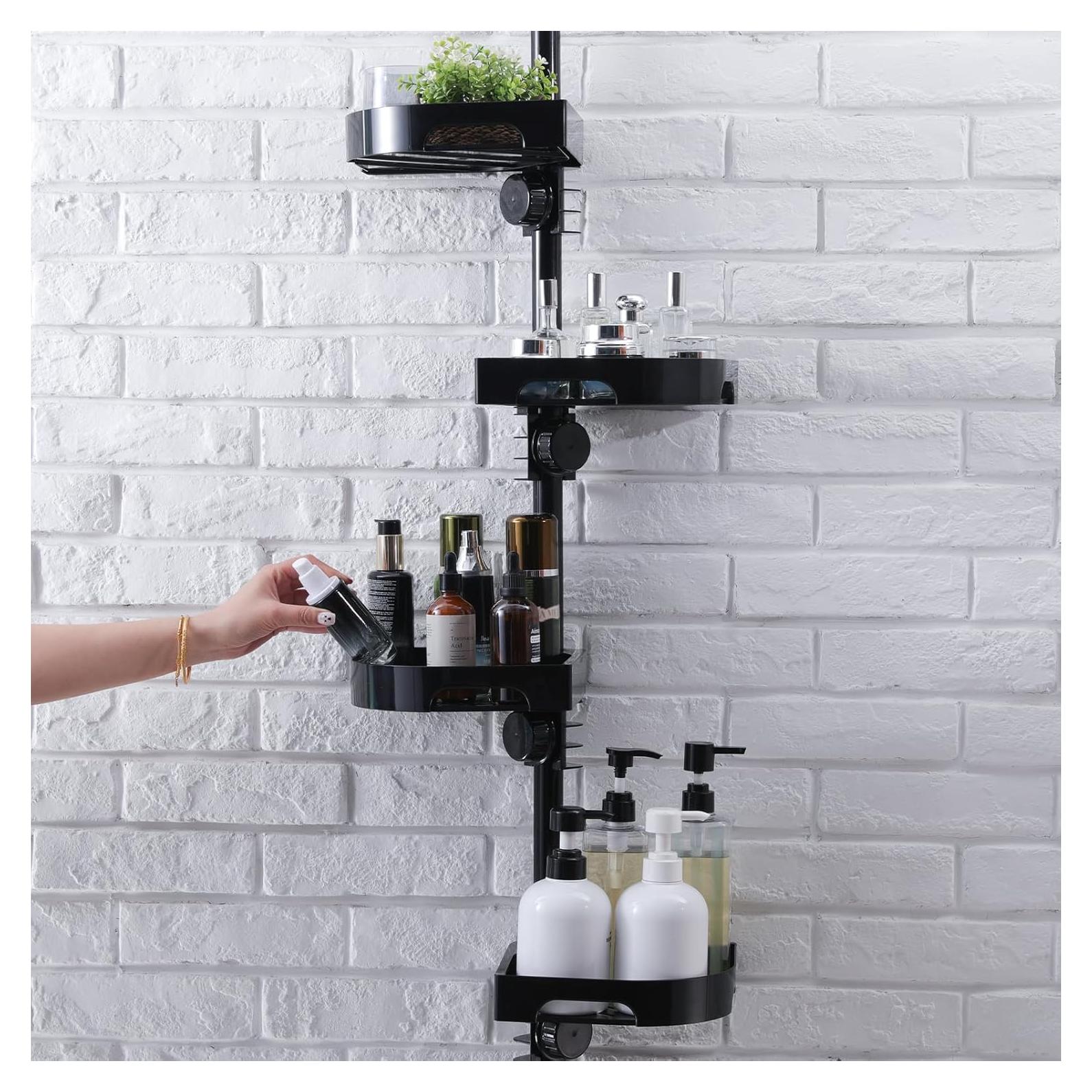 Organizador de Ducha de Esquina Shuang Qing 4 Niveles Ajustable