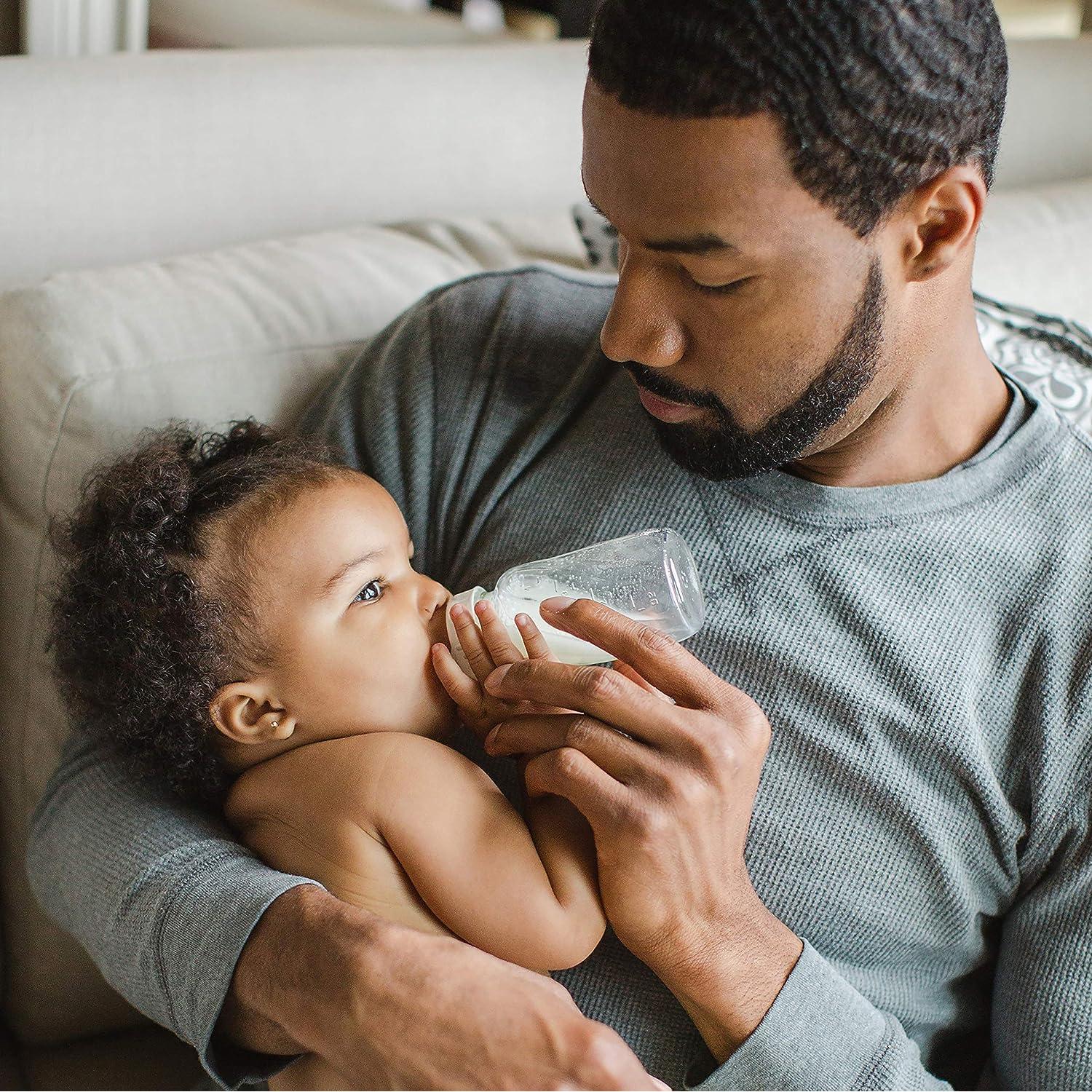 Botella de vidrio Evenflo Feeding 240 ml, paquete de 6