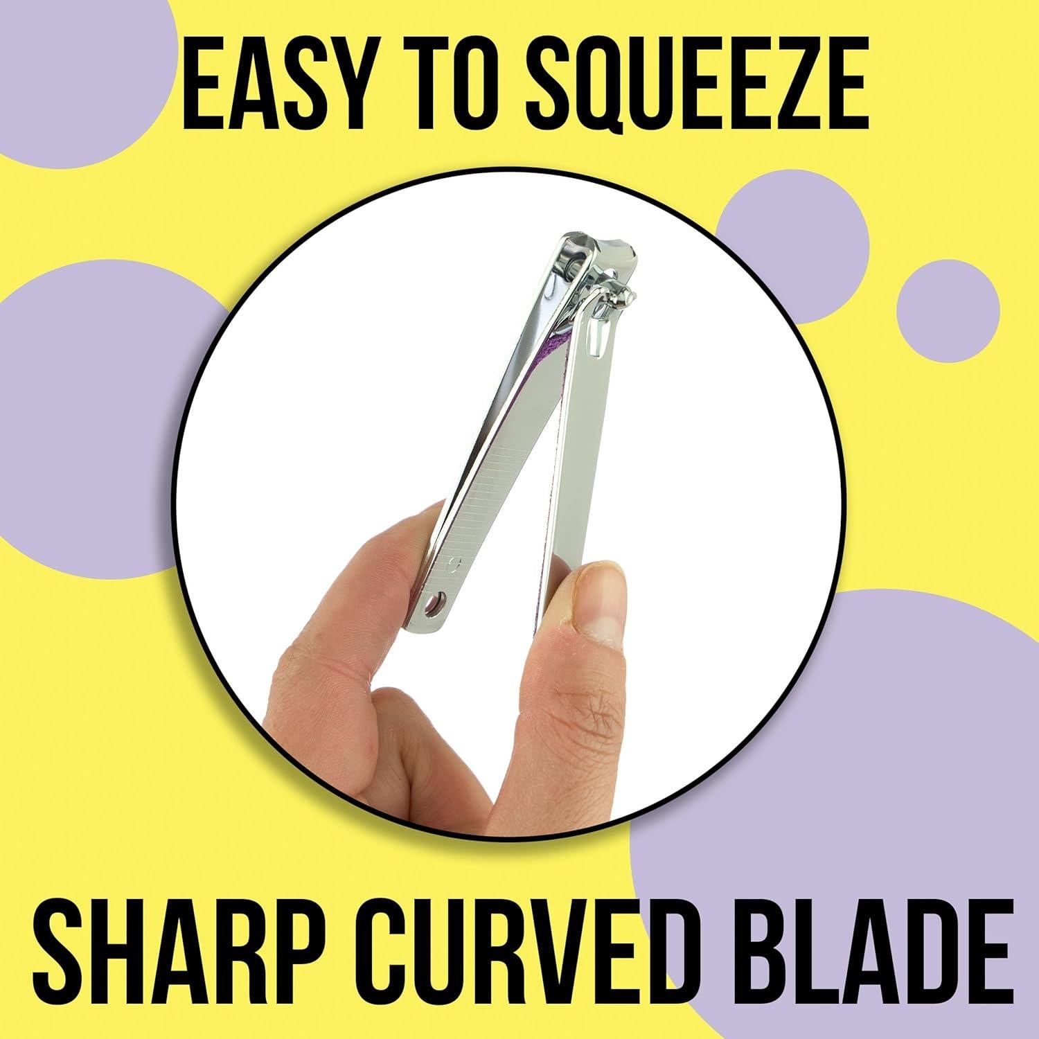 Juego de Cortauñas Forever 21 - 2 Piezas Purpurina