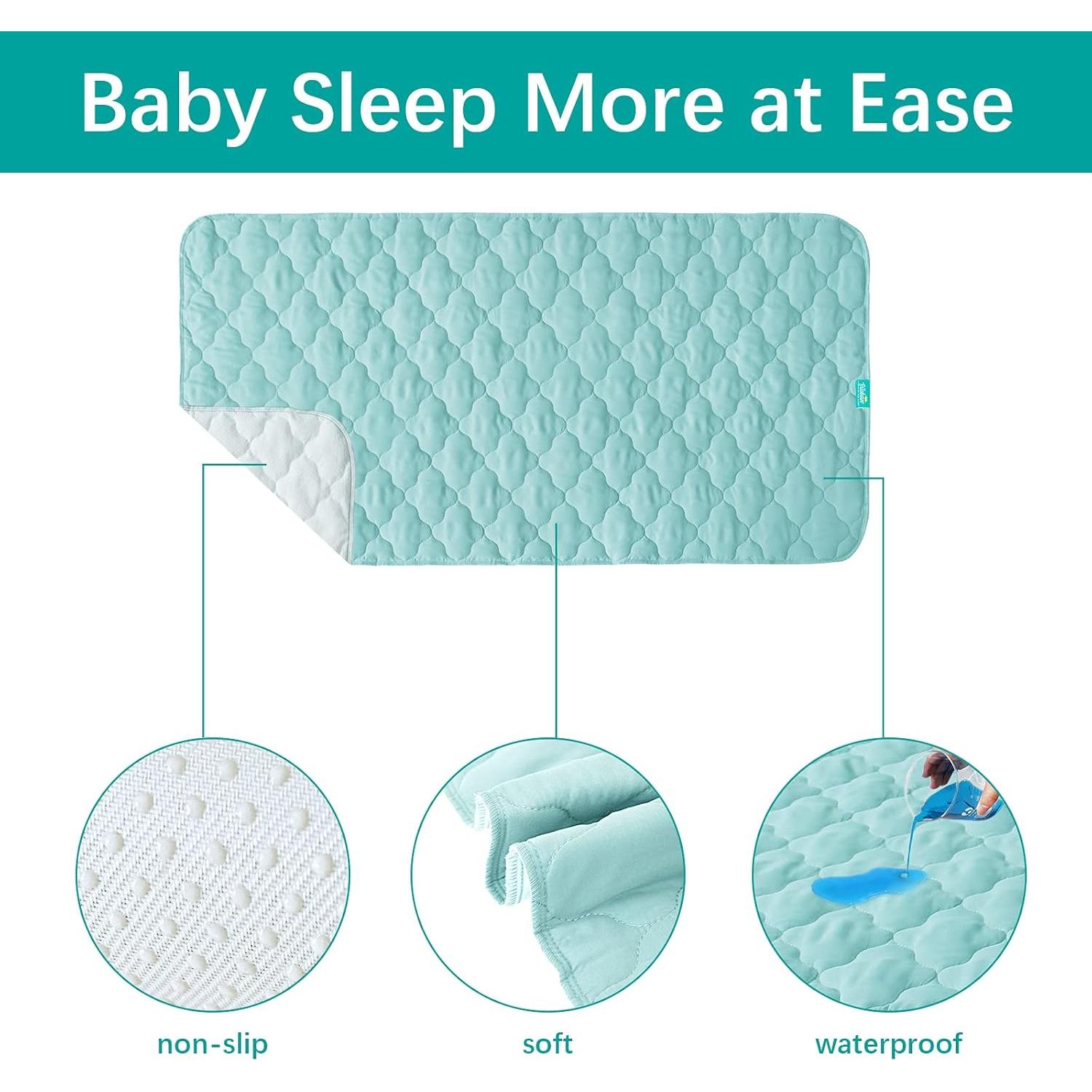 Protector de Colchón Impermeable Biloban 132x71 cm Antideslizante