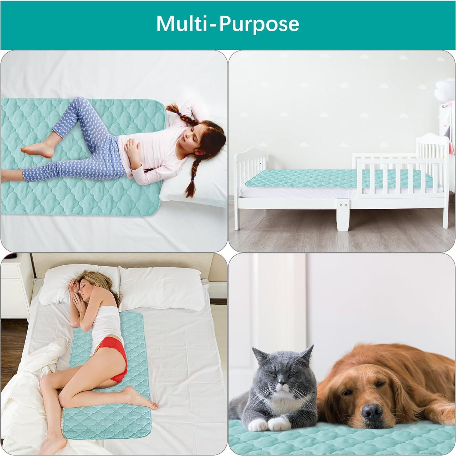 Protector de Colchón Impermeable Biloban 132x71 cm Antideslizante