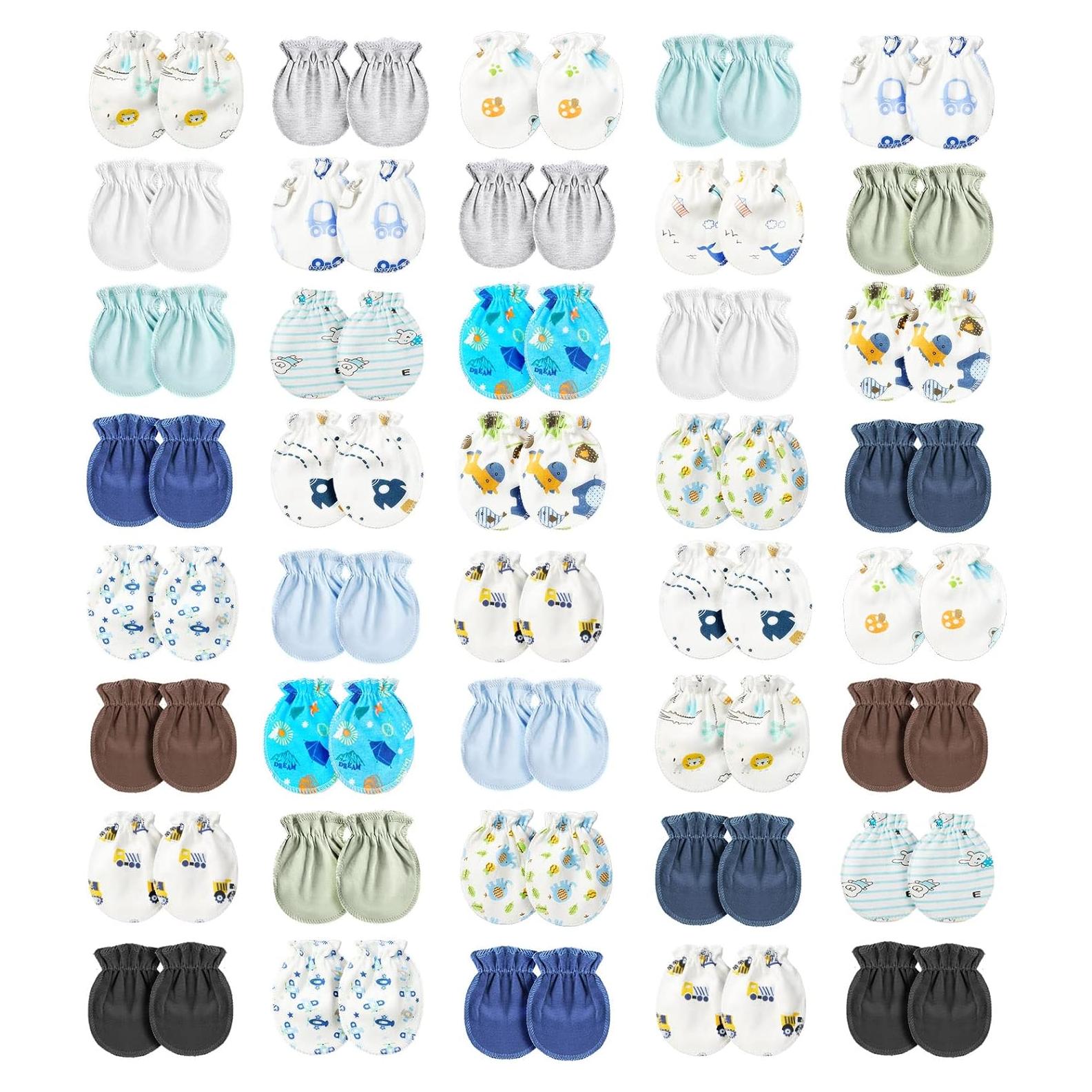 Geyoga 40 Pares Manoplas Bebés Recién Nacidos 0-6 Meses