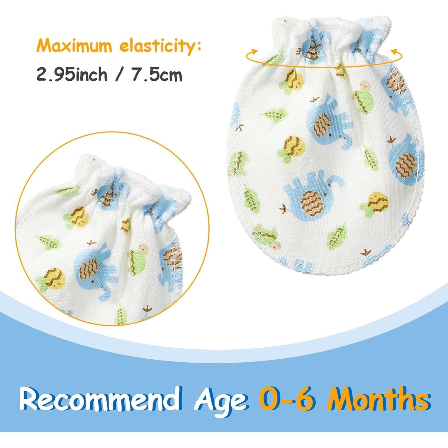 Geyoga 40 Pares Manoplas Bebés Recién Nacidos 0-6 Meses