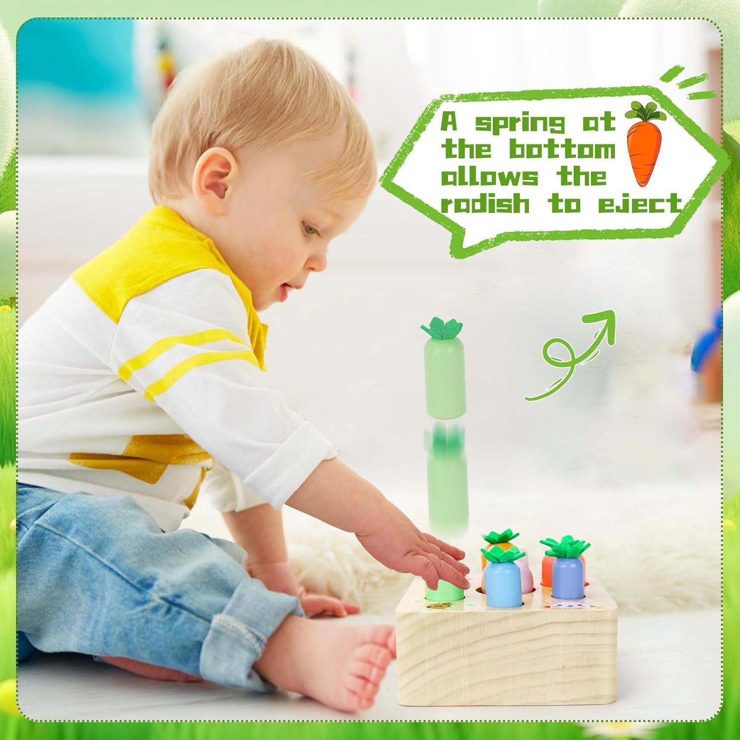 Rompecabezas Magnético Zanahoria Pequeño Conejo Montessori