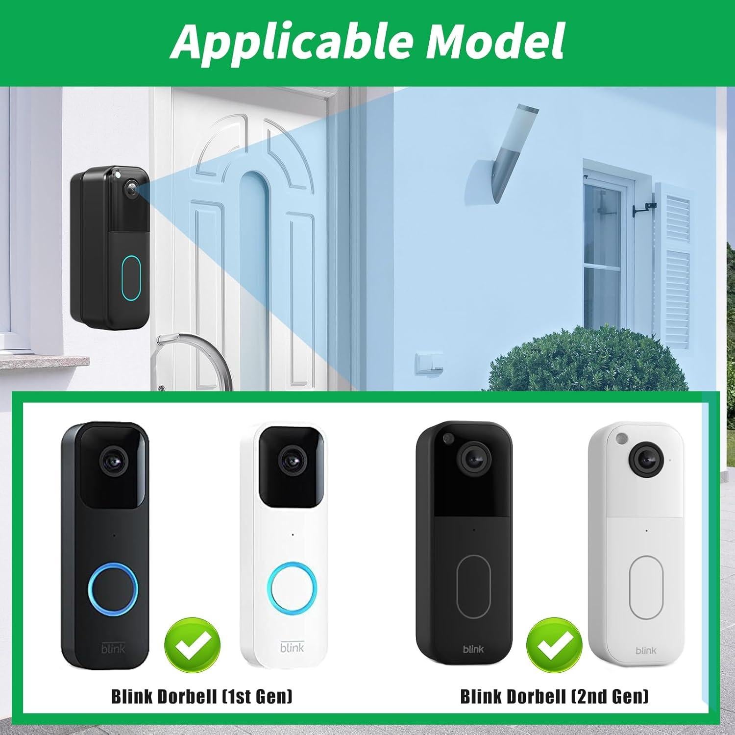 Soporte Ajustable para Timbre Blink Gresur - Negro