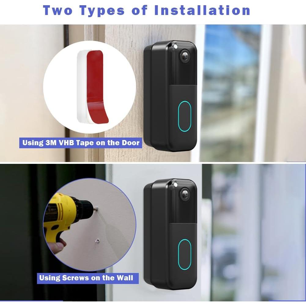 Soporte Ajustable para Timbre Blink Gresur - Negro