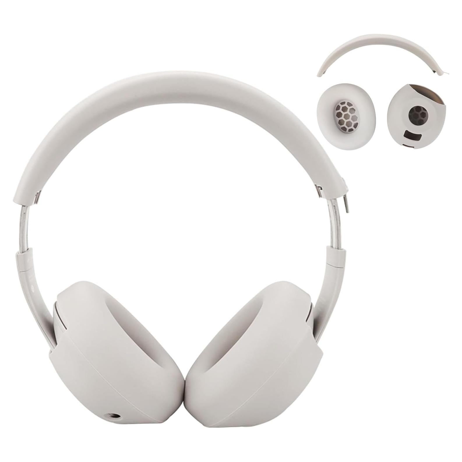 Cubiertas de Silicona Adhiper para Auriculares Beats Studio Pro - Beige