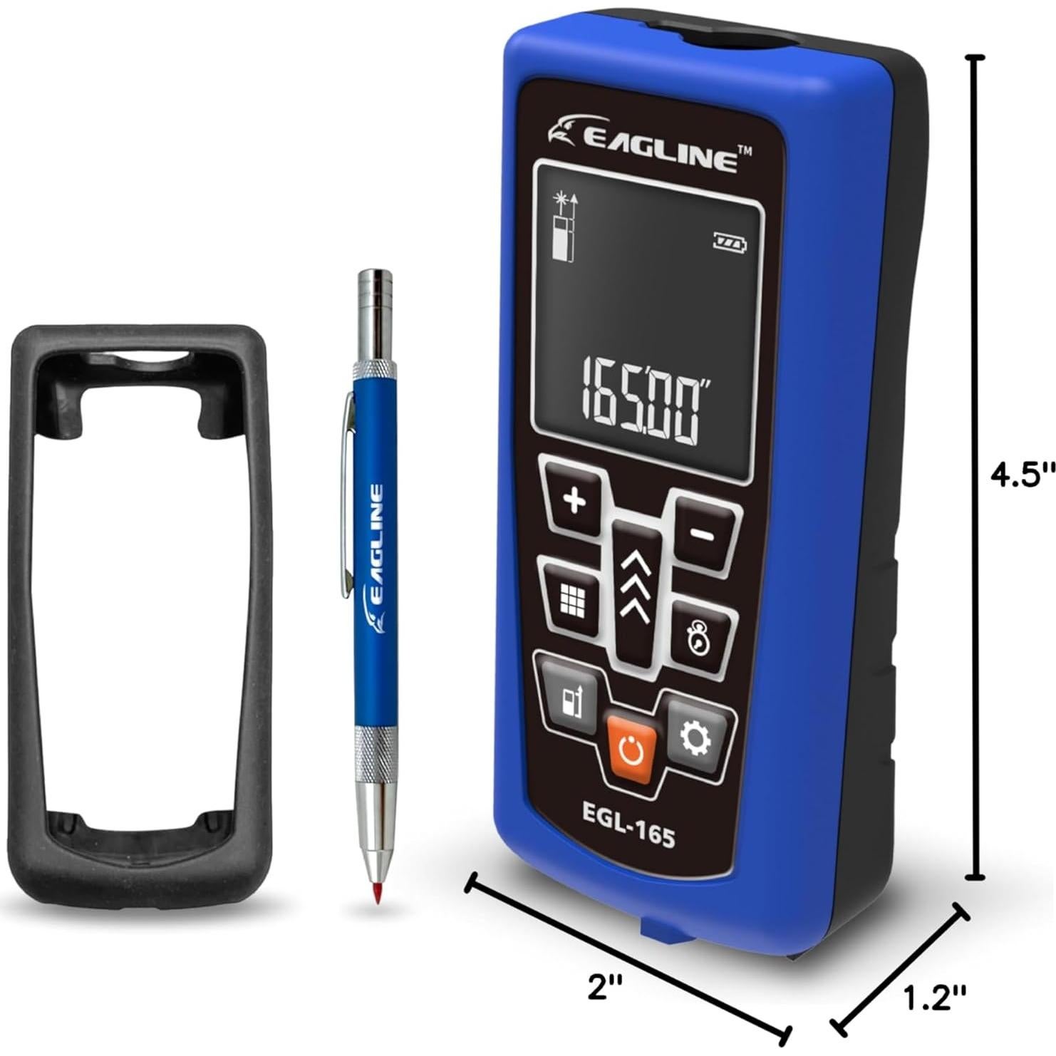 Medidor de Distancia Láser EAGLINE EGL165 50.29 m Azul