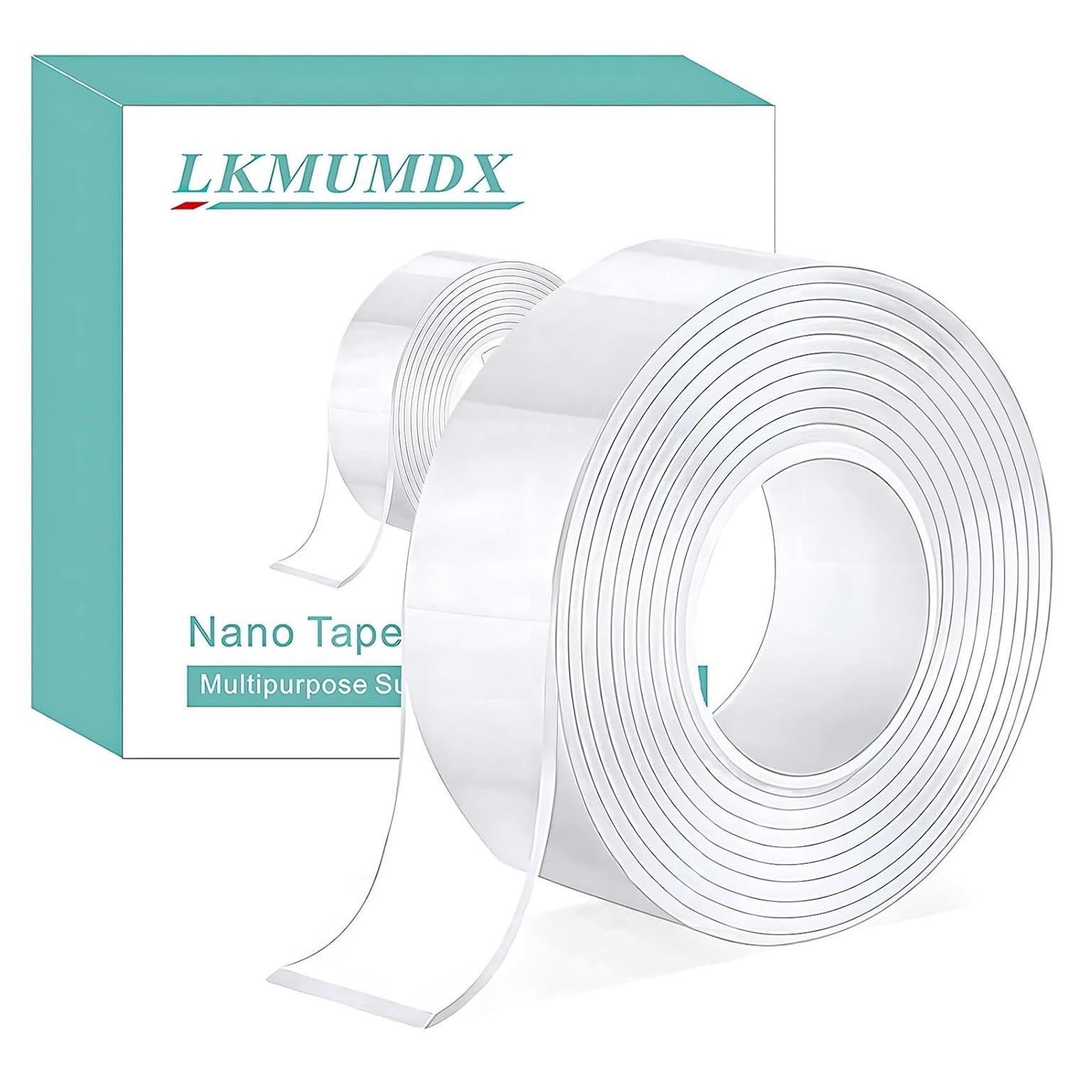 Cinta Adhesiva Doble Cara LKMUMDX 3 cm x 3 m Alta Resistencia