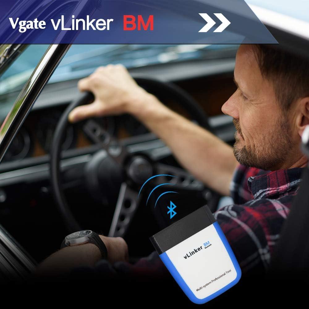 Lector de Códigos OBD2 Bluetooth Vgate vLinker BM para Android y Windows