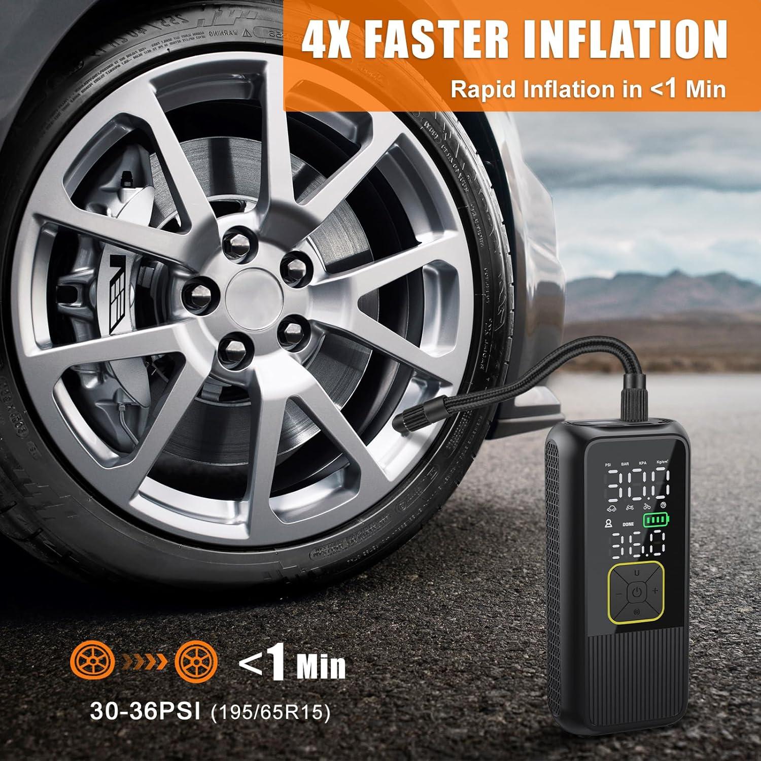 Compresor de Aire Portátil Pwperry T05 150 PSI 35 LPM