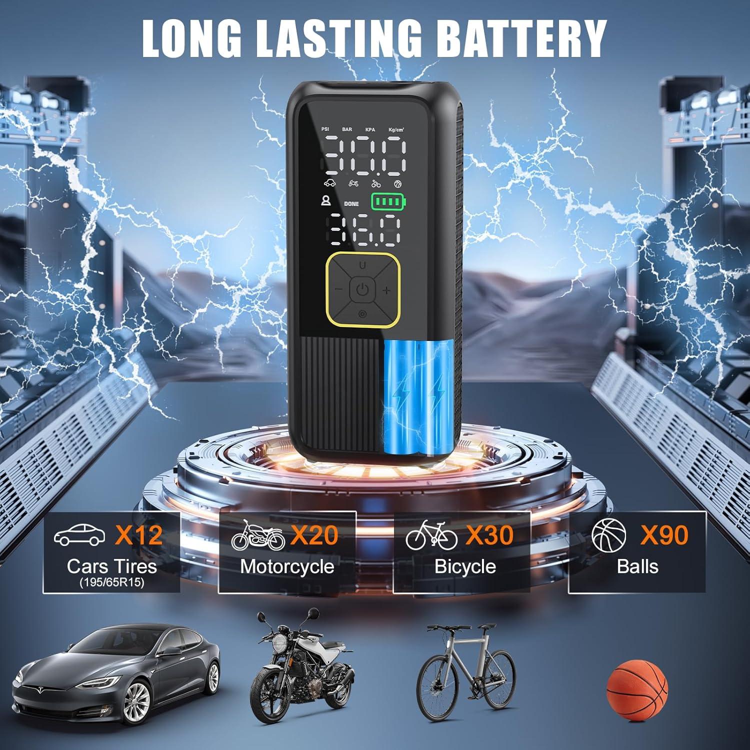 Compresor de Aire Portátil Pwperry T05 150 PSI 35 LPM