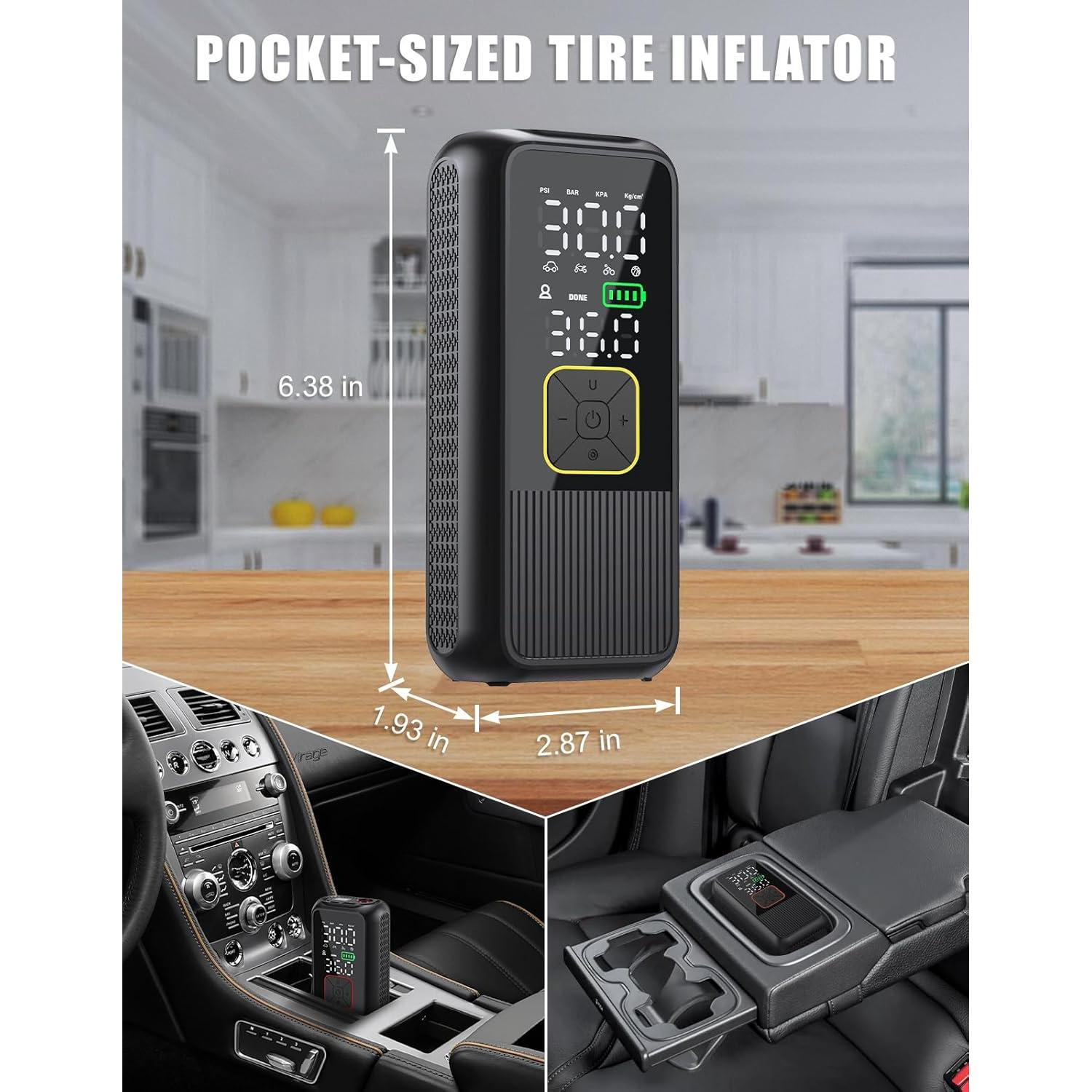 Compresor de Aire Portátil Pwperry T05 150 PSI 35 LPM