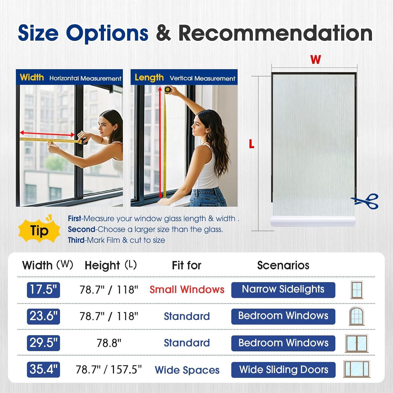Película de Ventana Borskyn 44.5x200.7cm Estática UV 96%