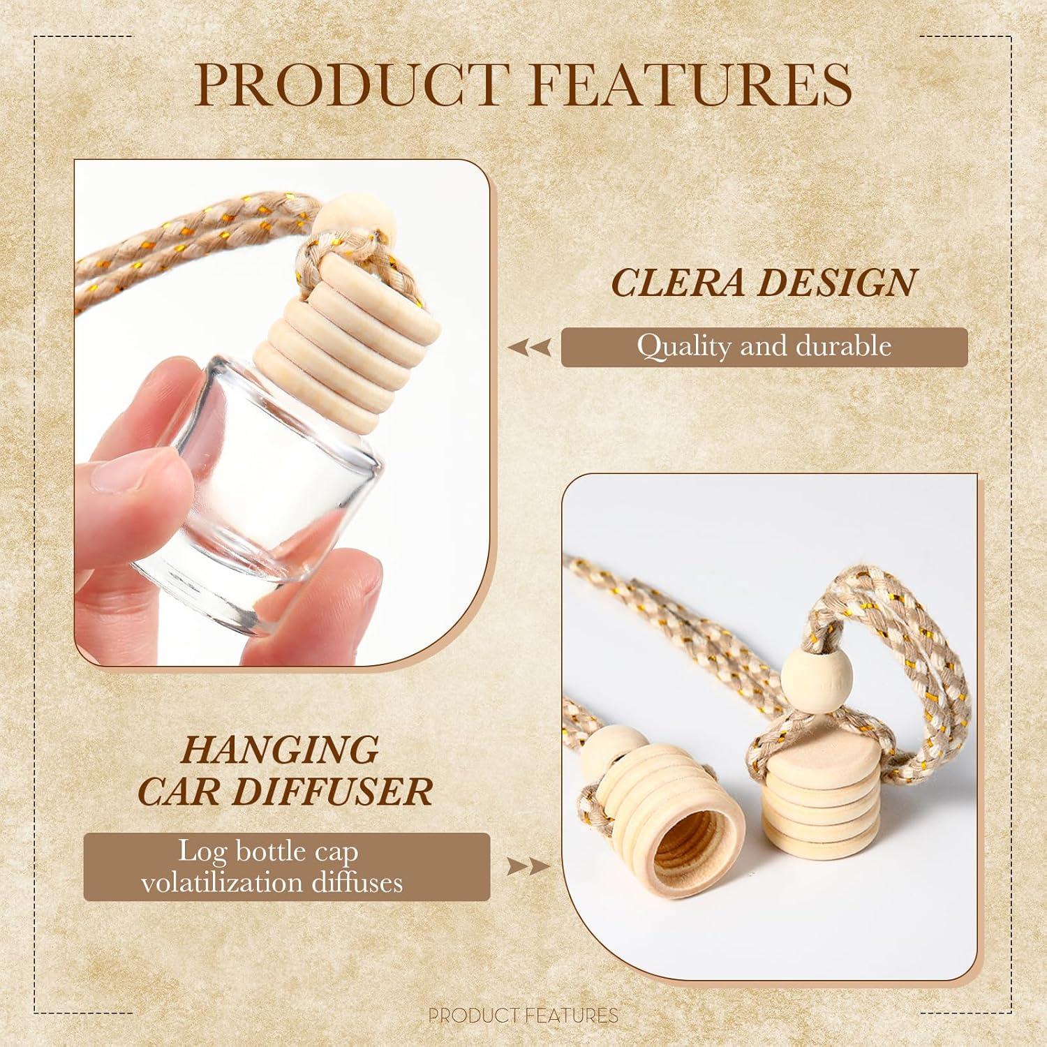 Ambientadores Colgantes Zubebe 300 Pcs 8ml Vidrio para Auto