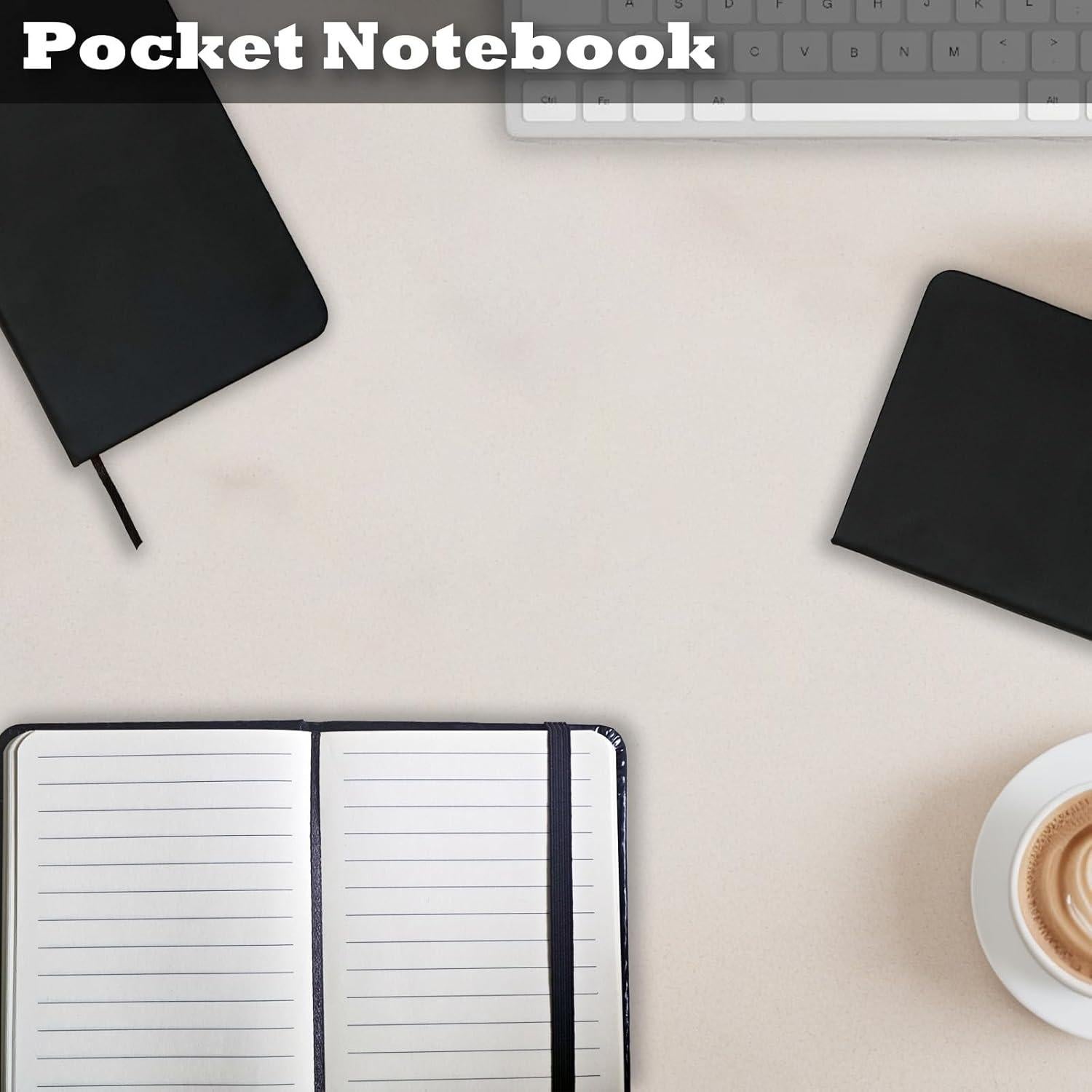 Paquete de 2 Cuadernos de Bolsillo TUZAA 160 Páginas Negro