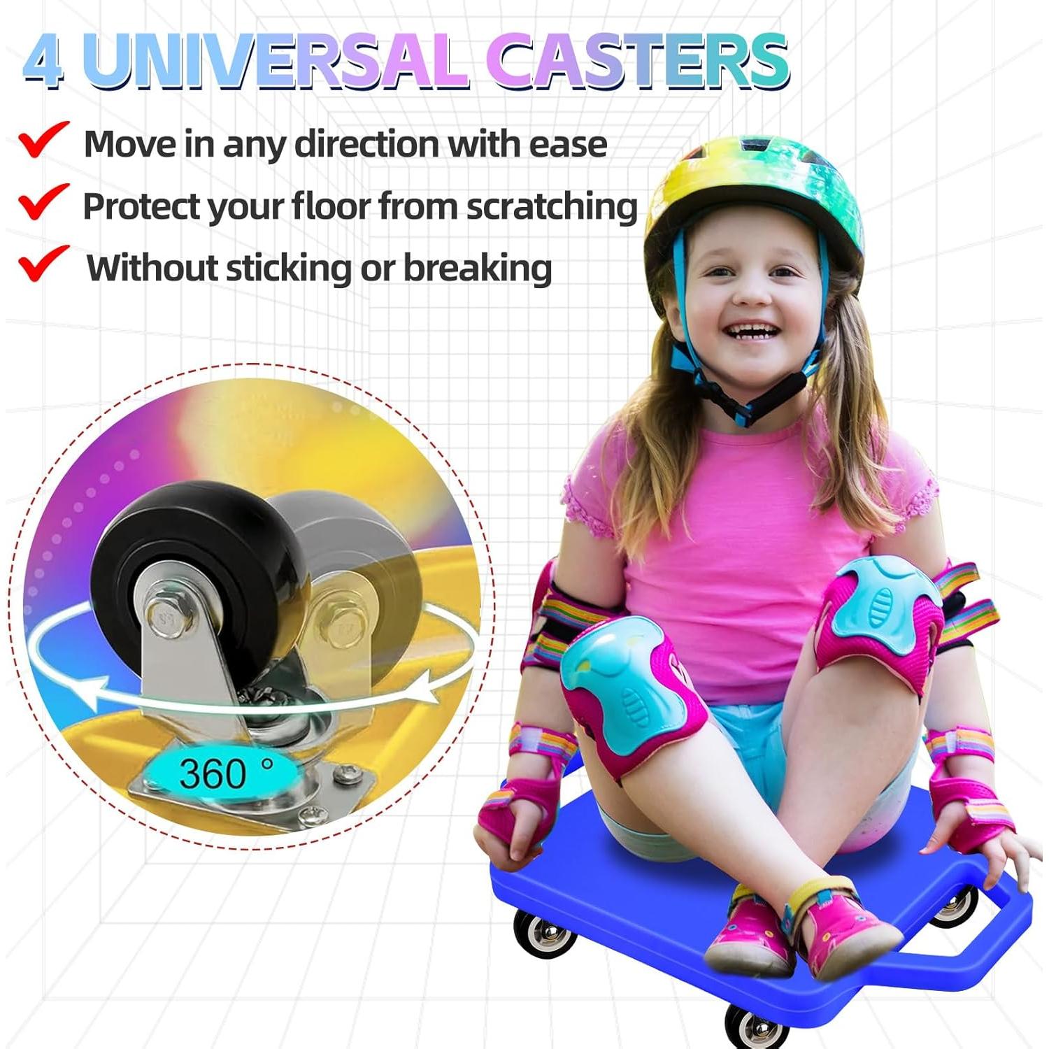 4 Tablas de Scooter Deportivo SUNYIWJIE para Niños - Colores Variados