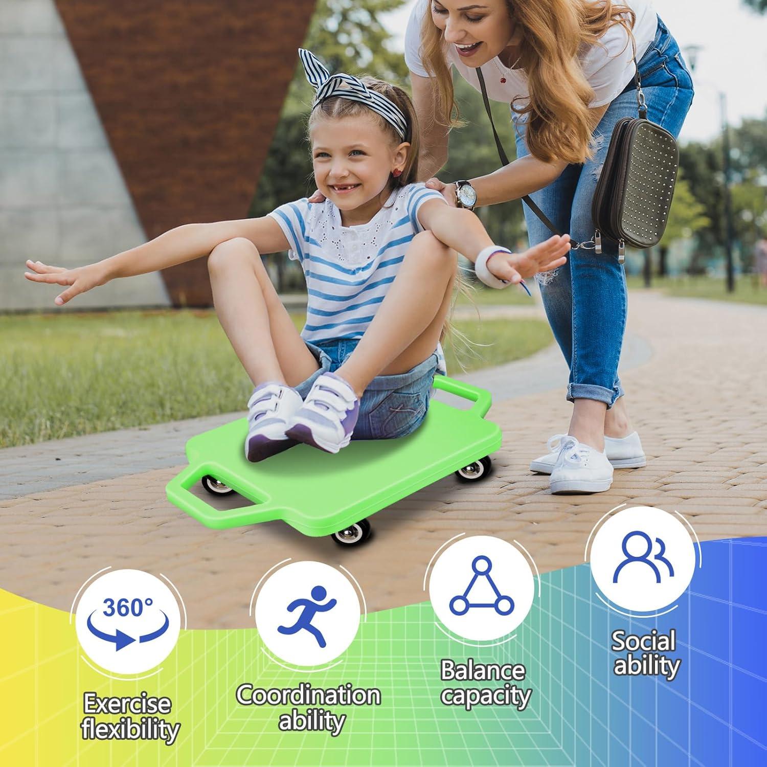 4 Tablas de Scooter Deportivo SUNYIWJIE para Niños - Colores Variados