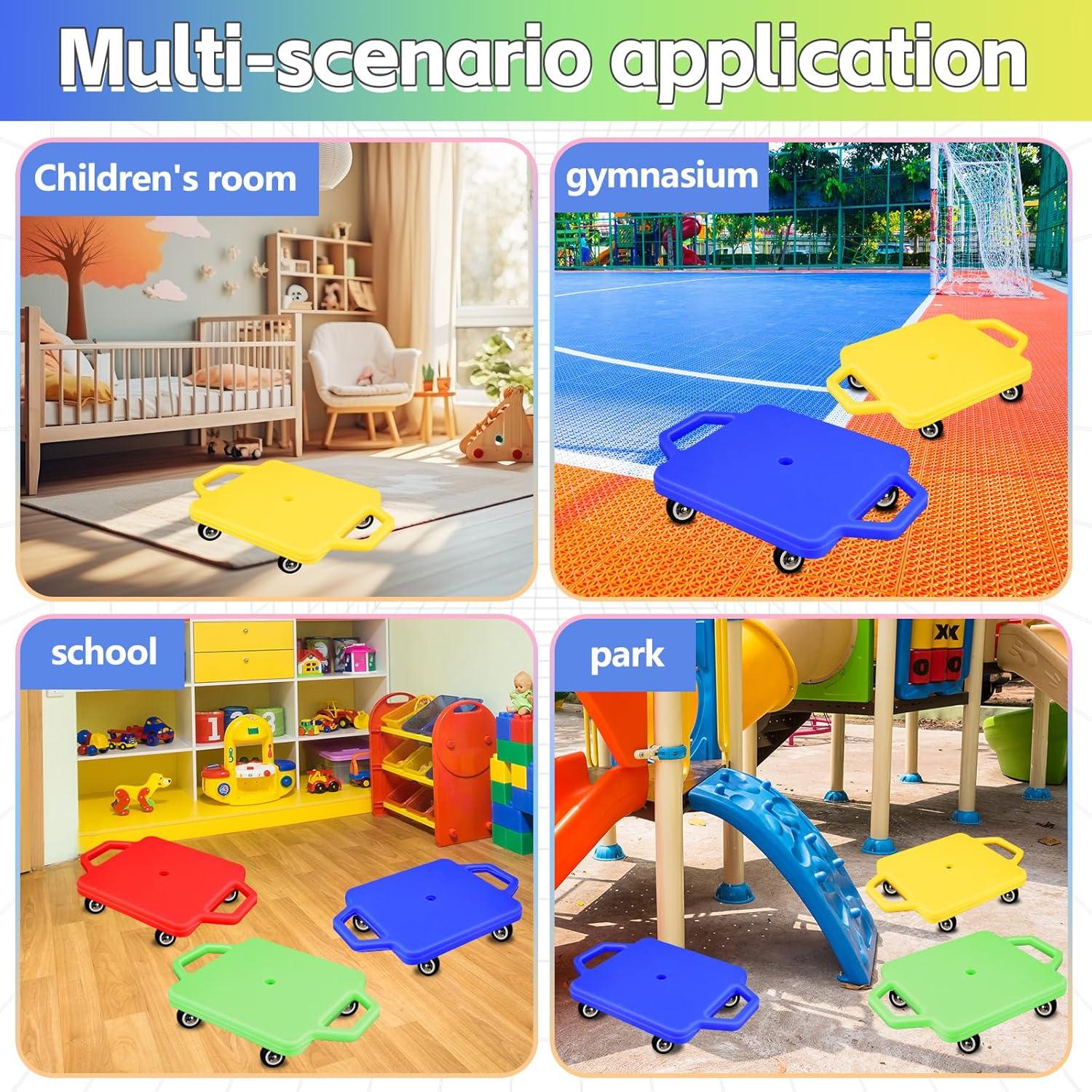 4 Tablas de Scooter Deportivo SUNYIWJIE para Niños - Colores Variados