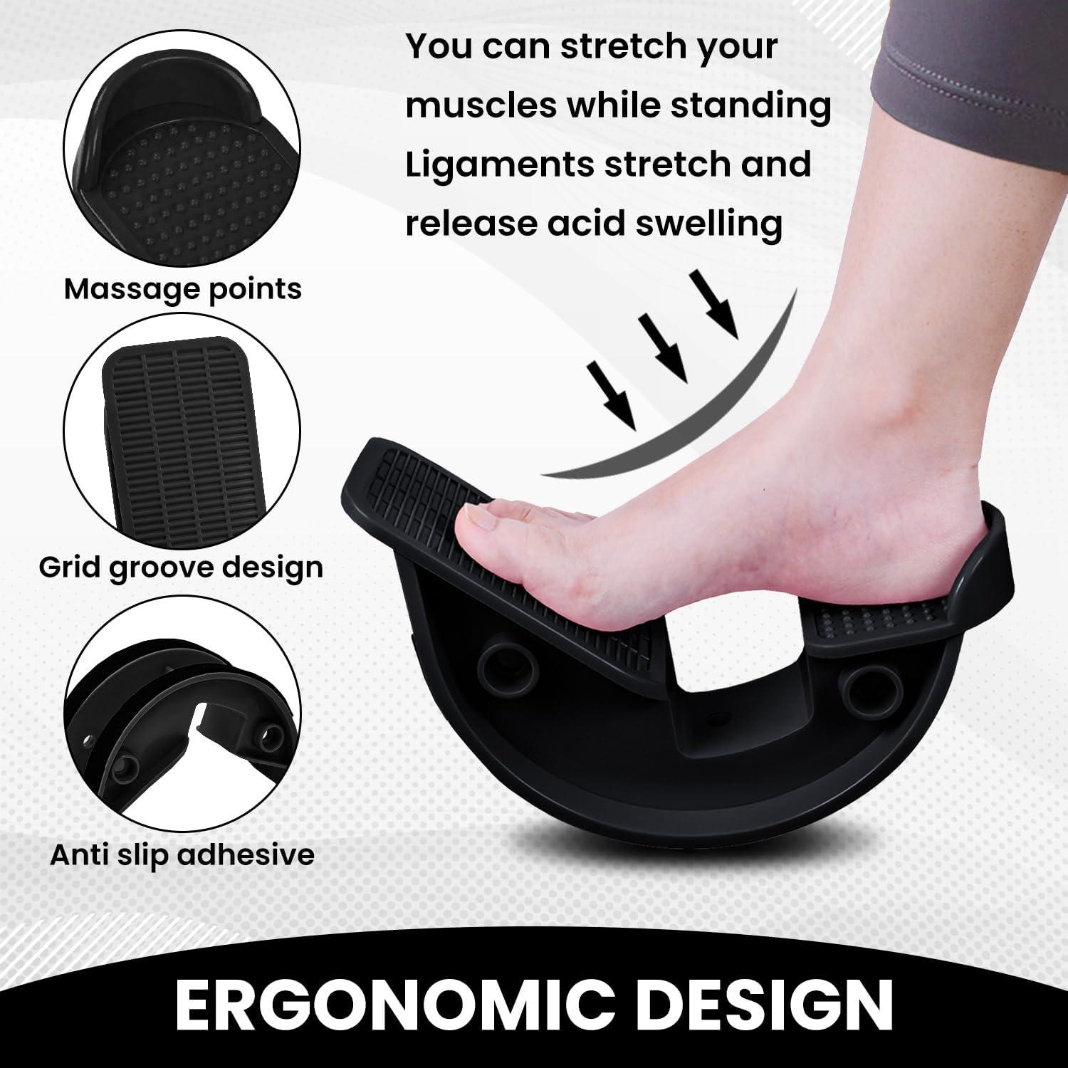 Estirador de pies y pantorrillas JIURUN con correa y pelota