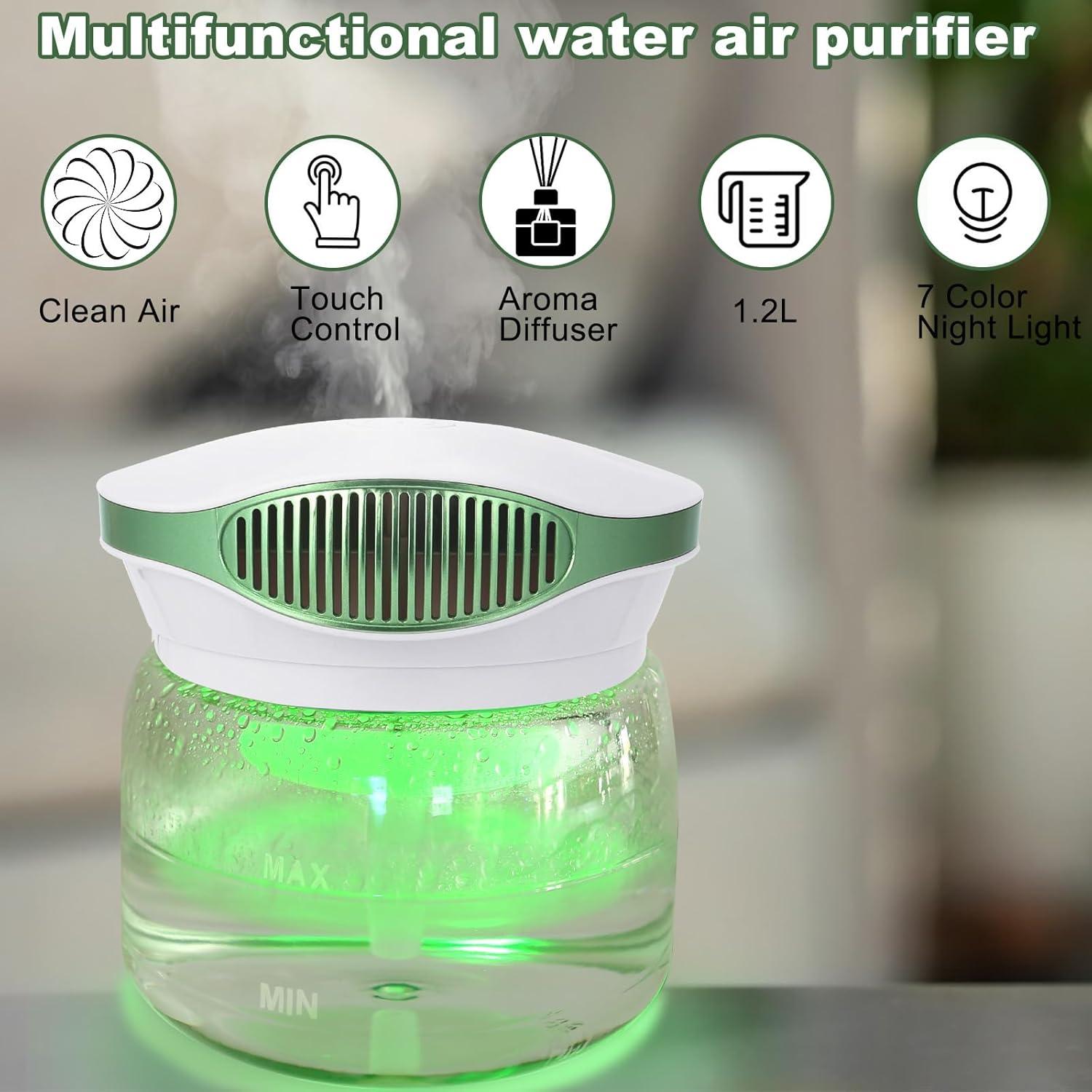 Purificador de Aire y Difusor de Aroma 62408 Verde 1000ml